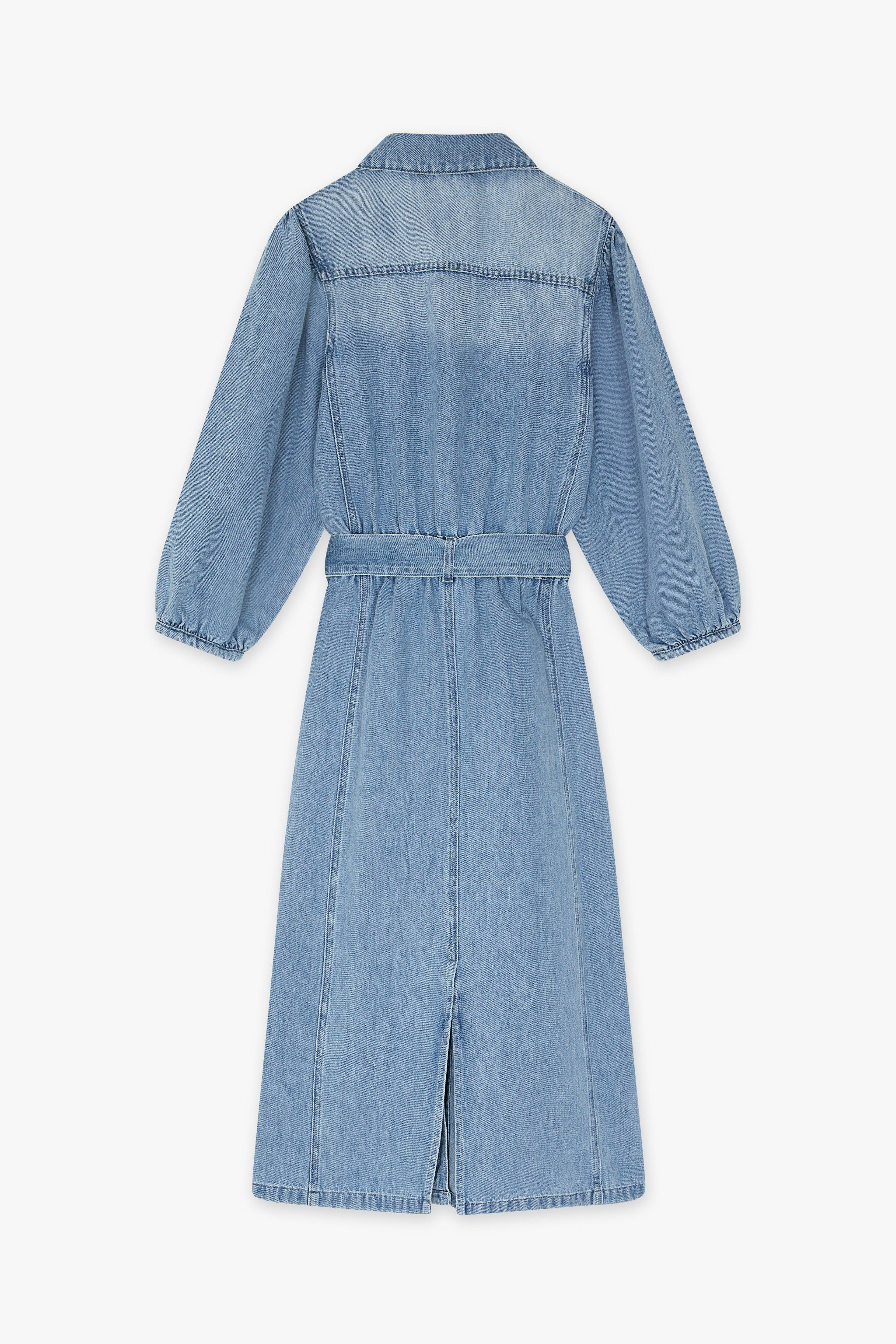 CKS Dames - IVORYS - robe midi - bleu