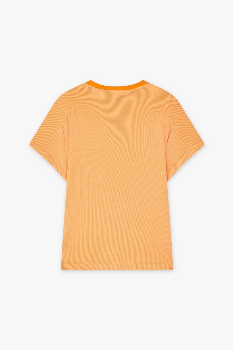 CKS Dames - JAZZY - t-shirt à manches courtes - orange vif
