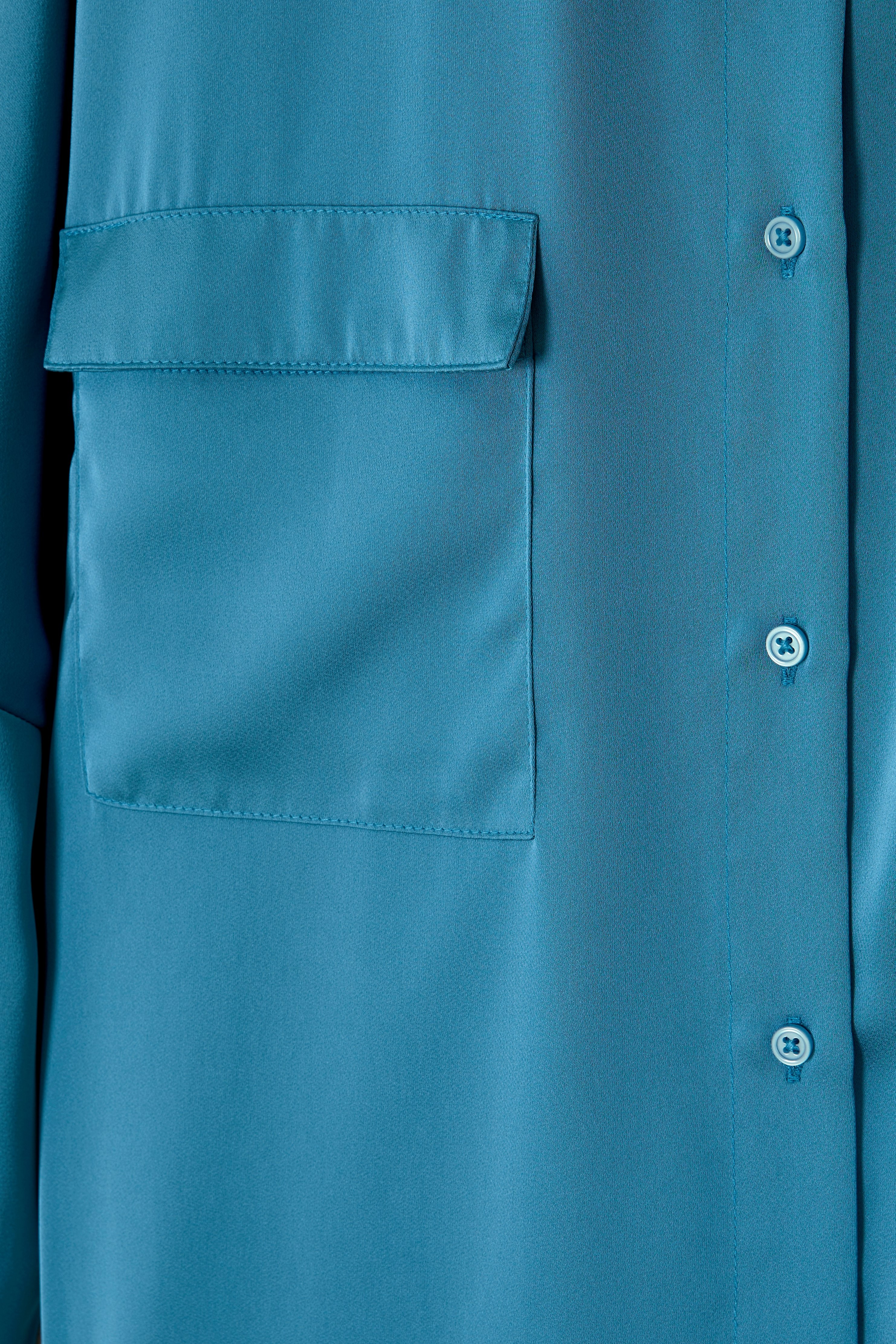 CKS Dames - SANZA - blouse lange mouwen - blauw