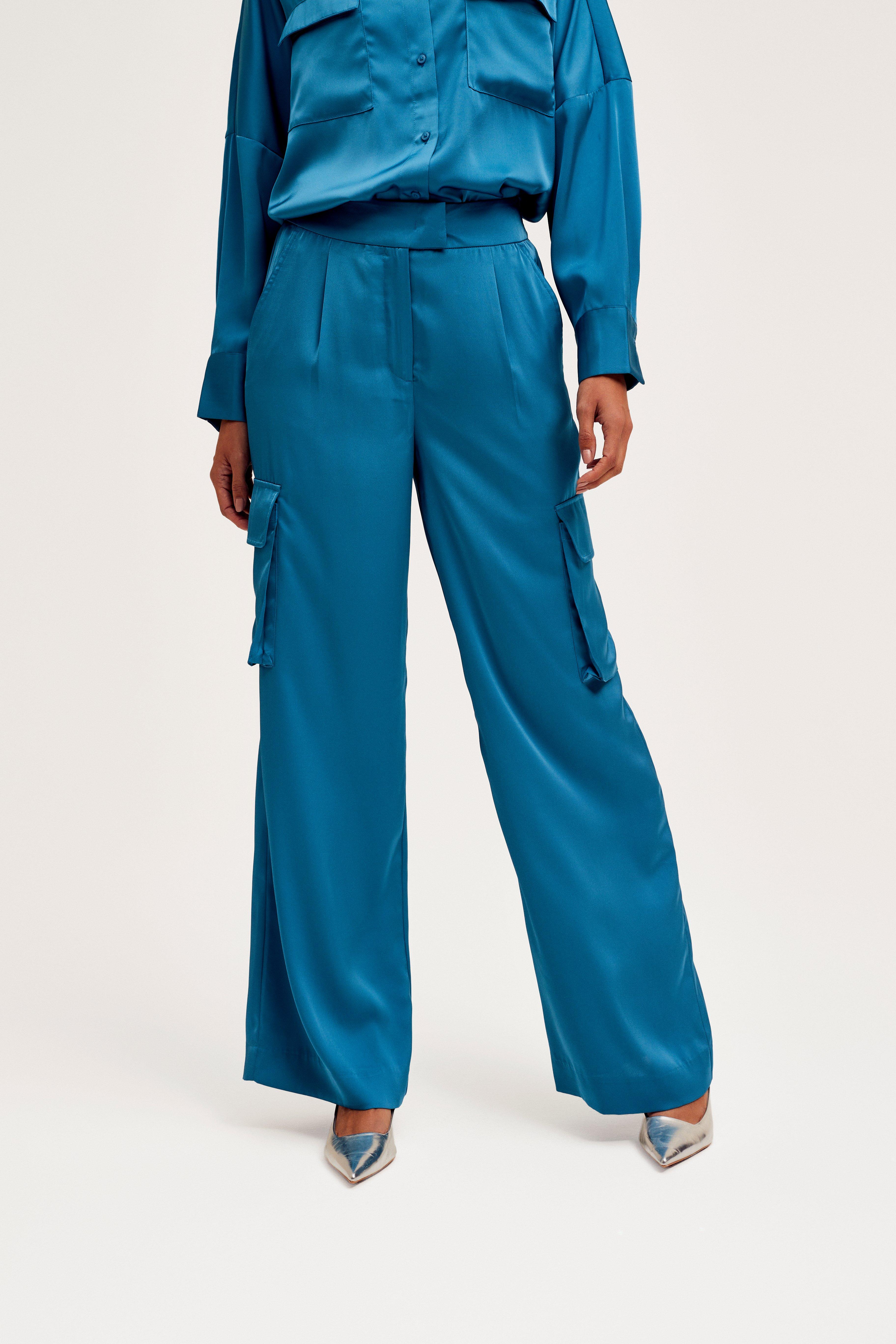 CKS Dames - TAURO - pantalon long - bleu