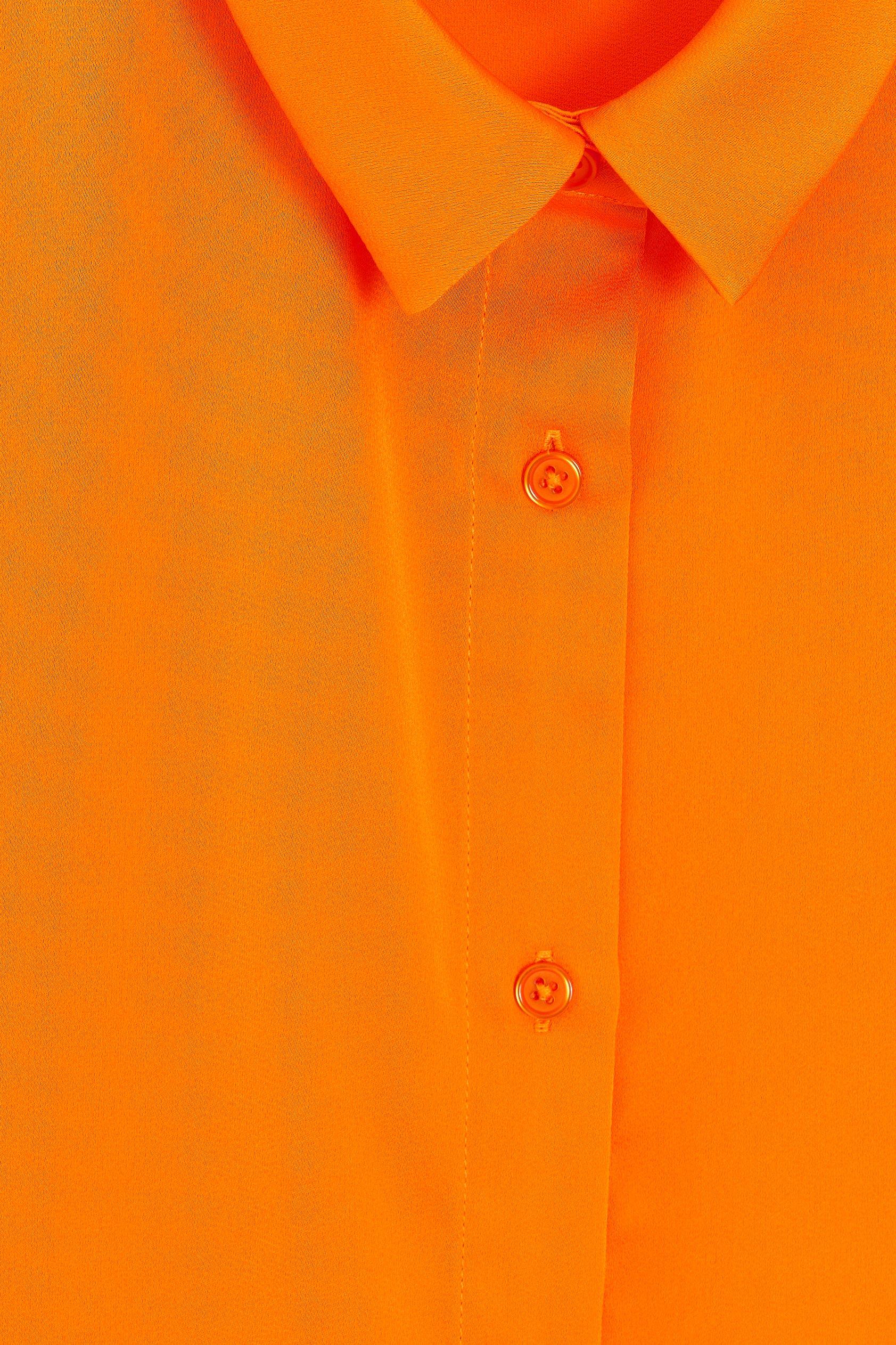 CKS Dames - WAZNA - Bluse Kurze Ärmel - Hellorange