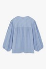 CKS Dames - WILD - blouse lange mouwen - blauw
