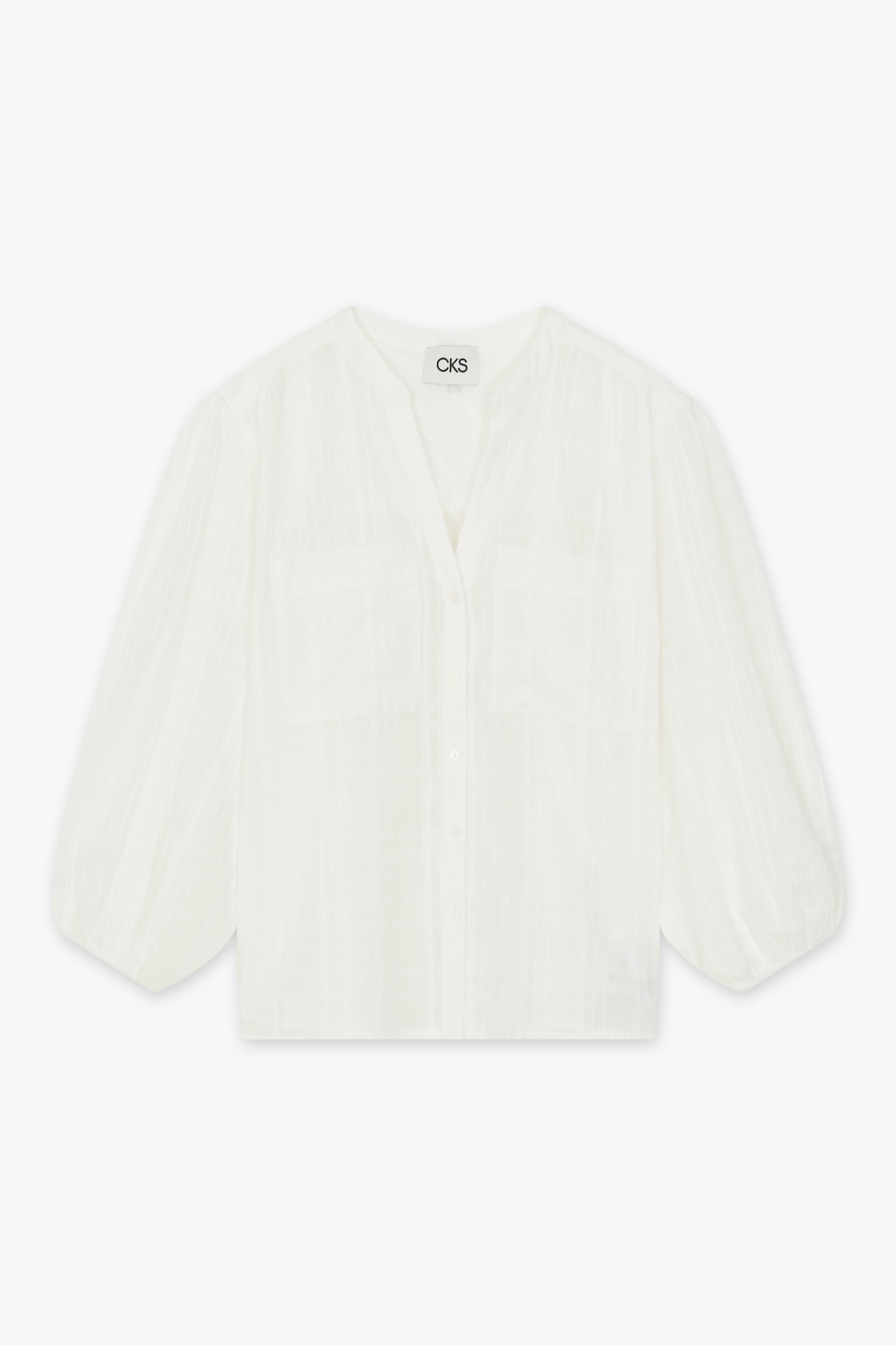 CKS Dames - WILD - blouse short sleeves - light beige