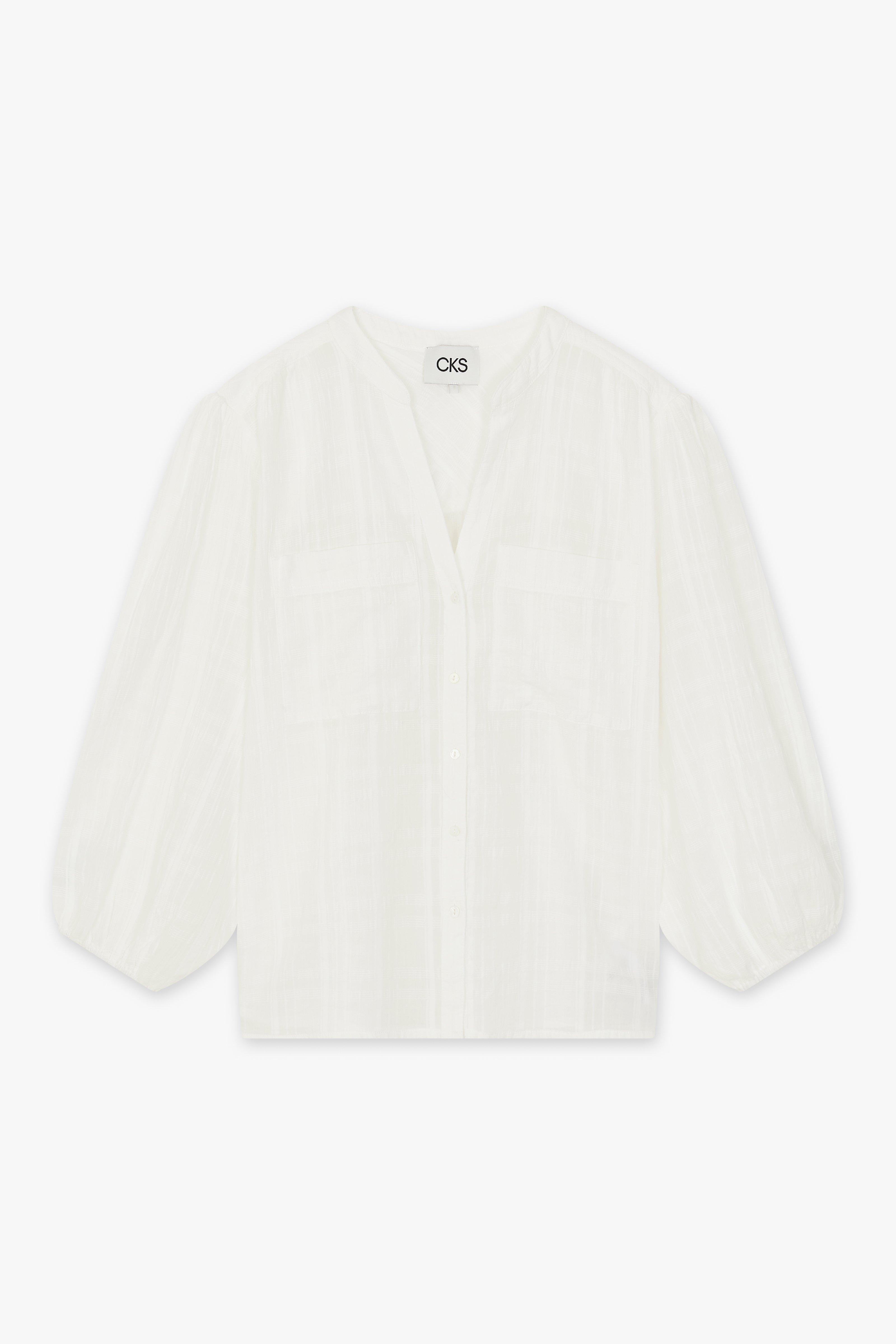 CKS Dames - WILD - chemisier à manches courtes - beige clair