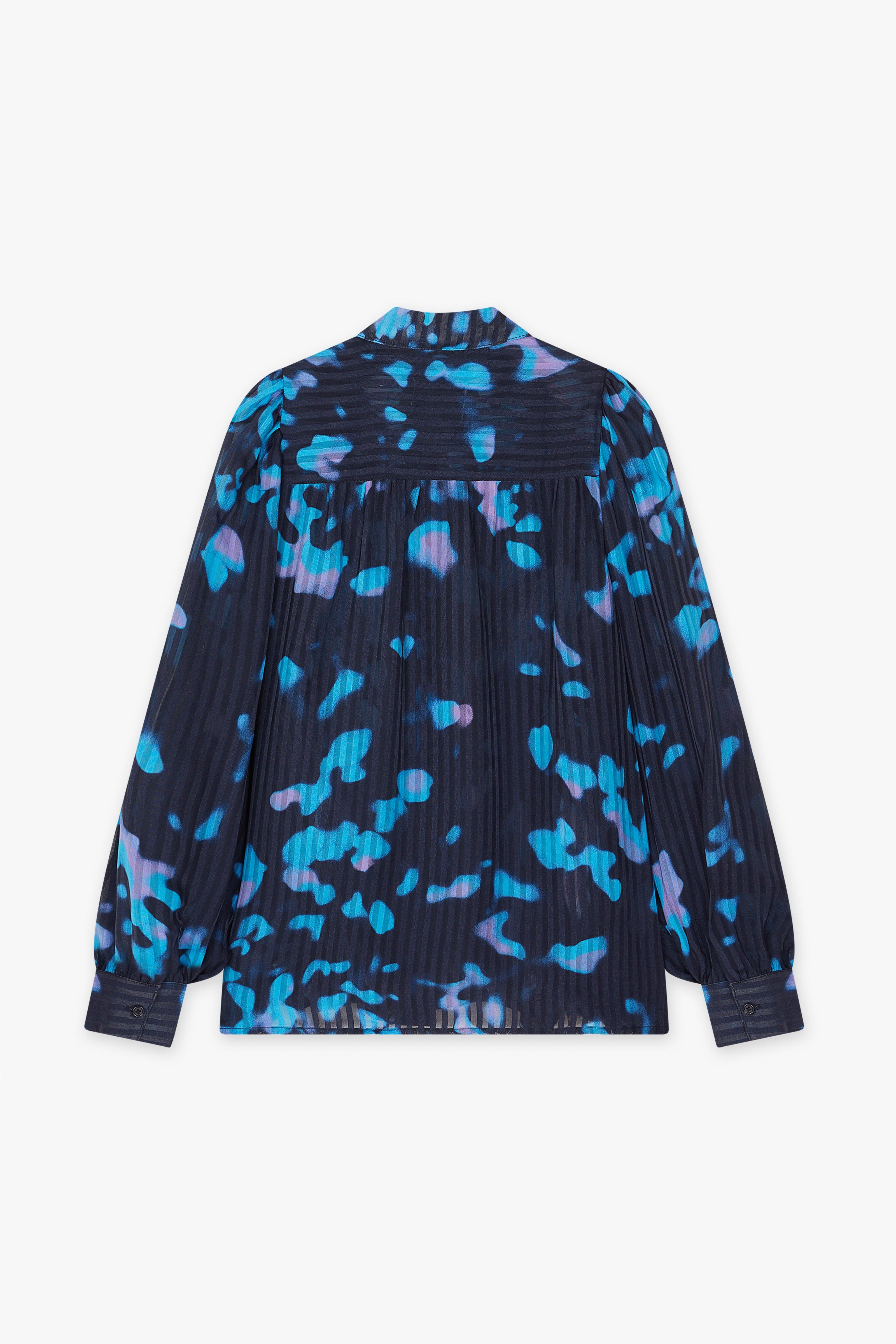 CKS Dames - SHICKO - blouse korte mouwen - donkerblauw