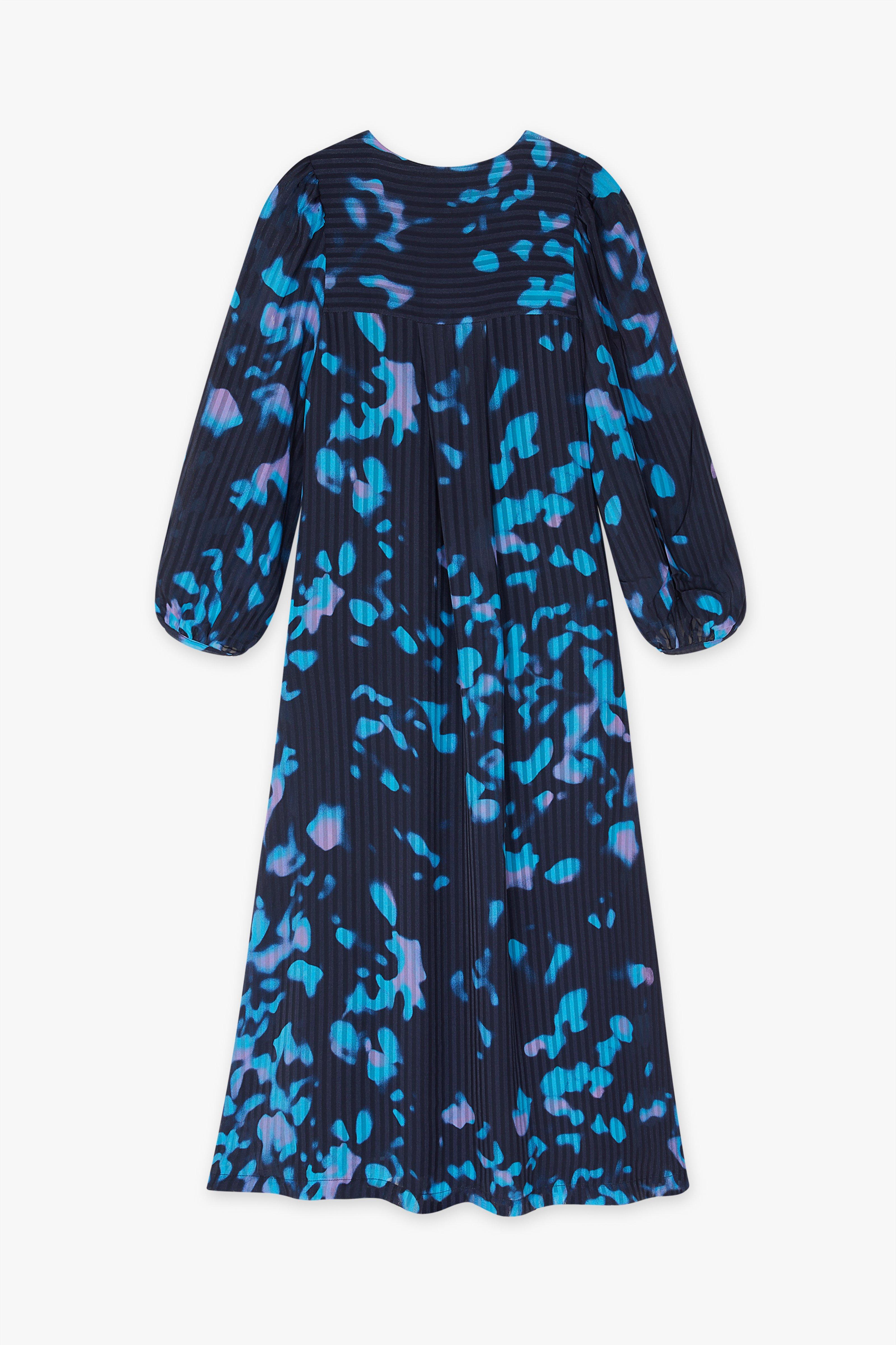 CKS Dames - DUCO - robe midi - bleu foncé