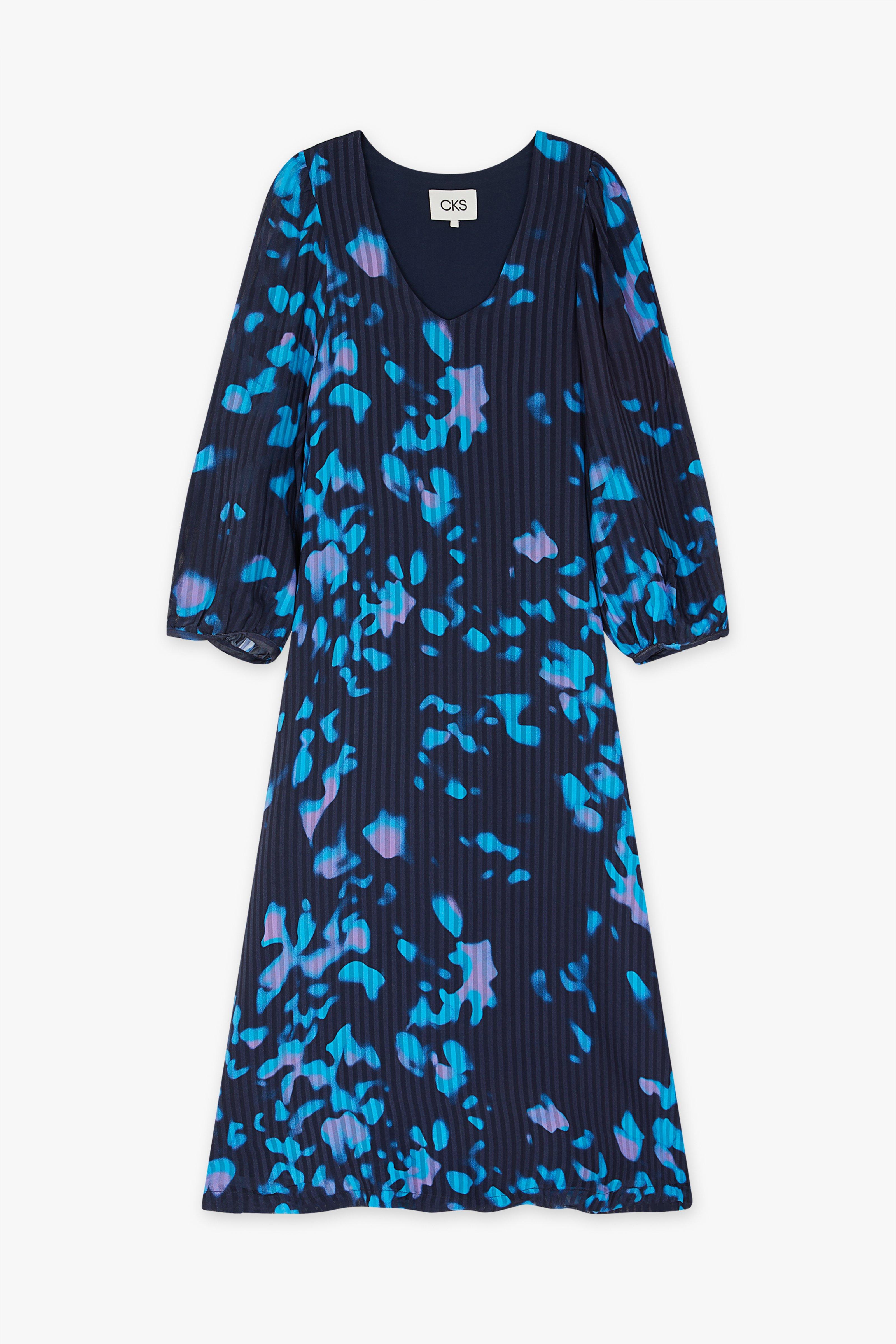 CKS Dames - DUCO - midi dress - dark blue