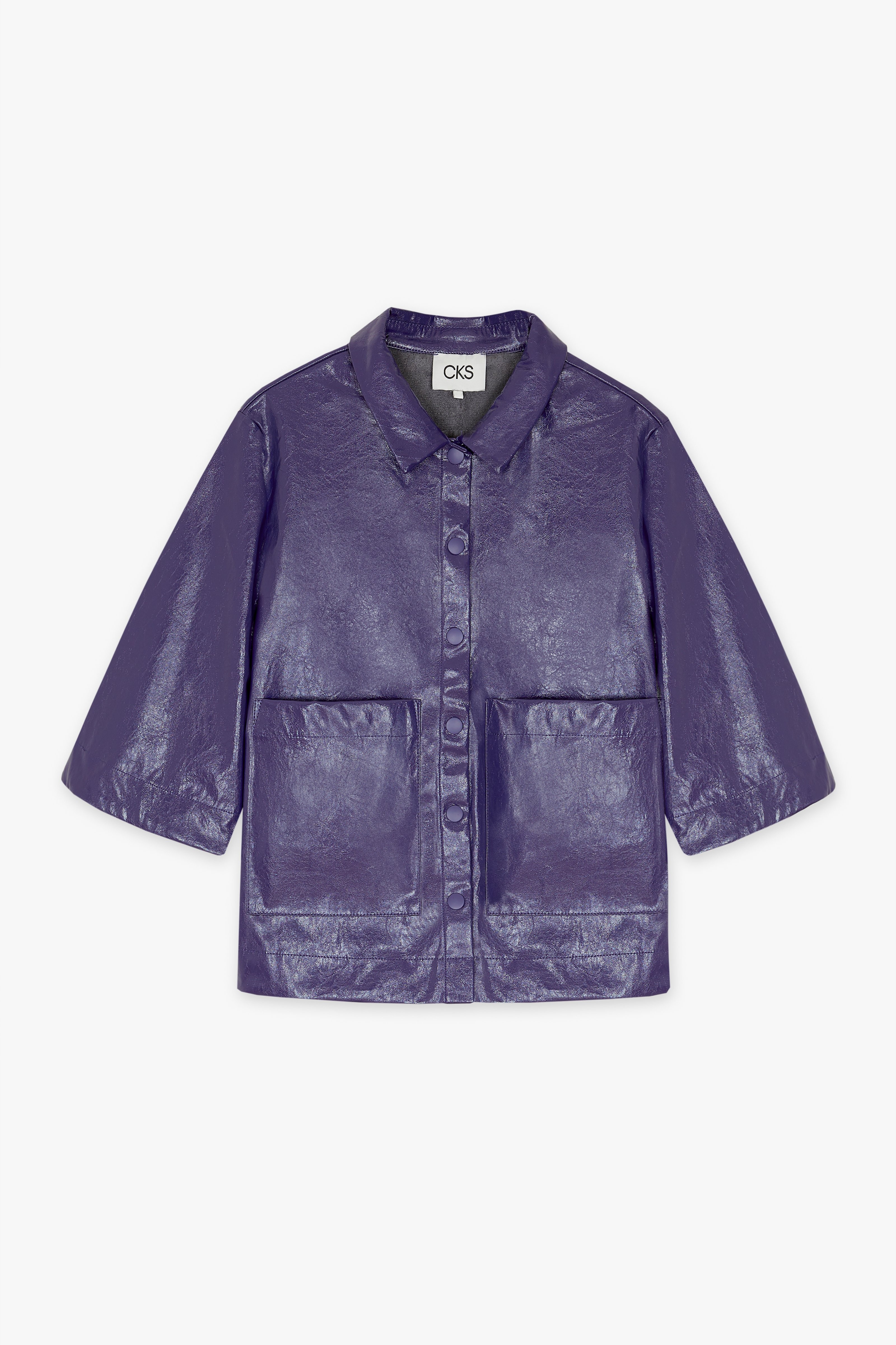 CKS Dames - SELINS - shirt short sleeves - purple