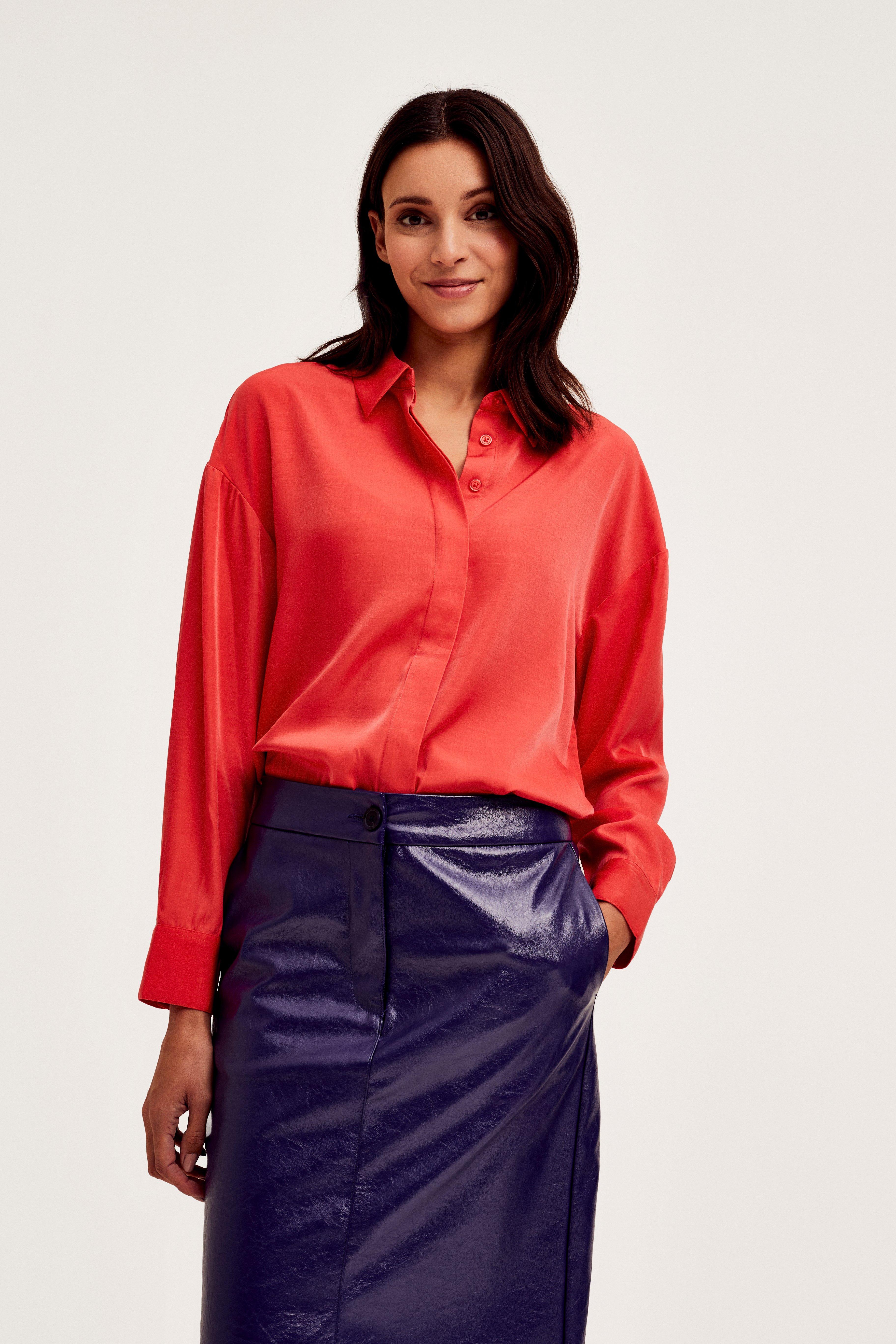 CKS Dames - RUTTENS - blouse korte mouwen - roze