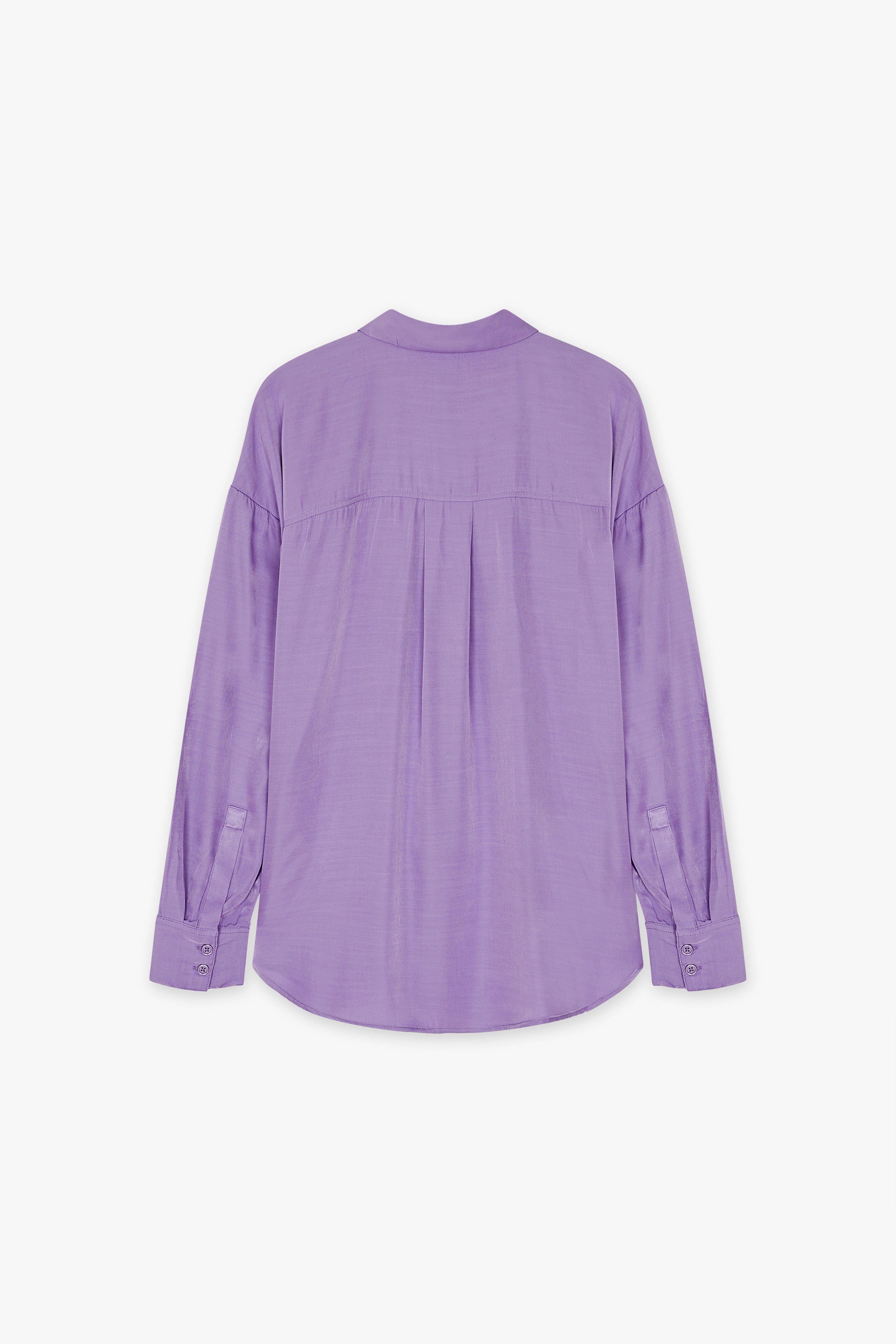 CKS Dames - RUTTENS - Bluse Kurze Ärmel - Violett