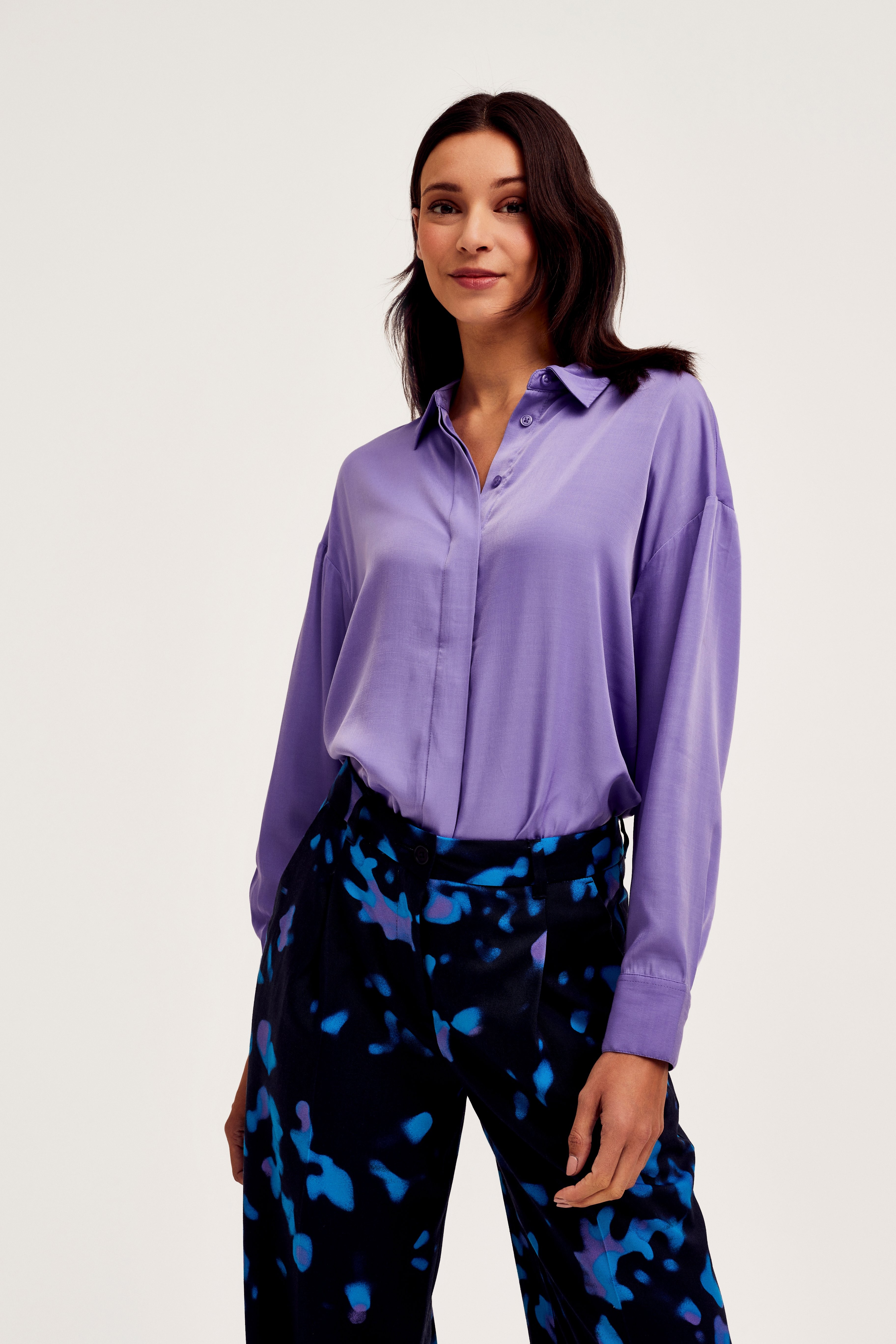 CKS Dames - RUTTENS - blouse short sleeves - purple