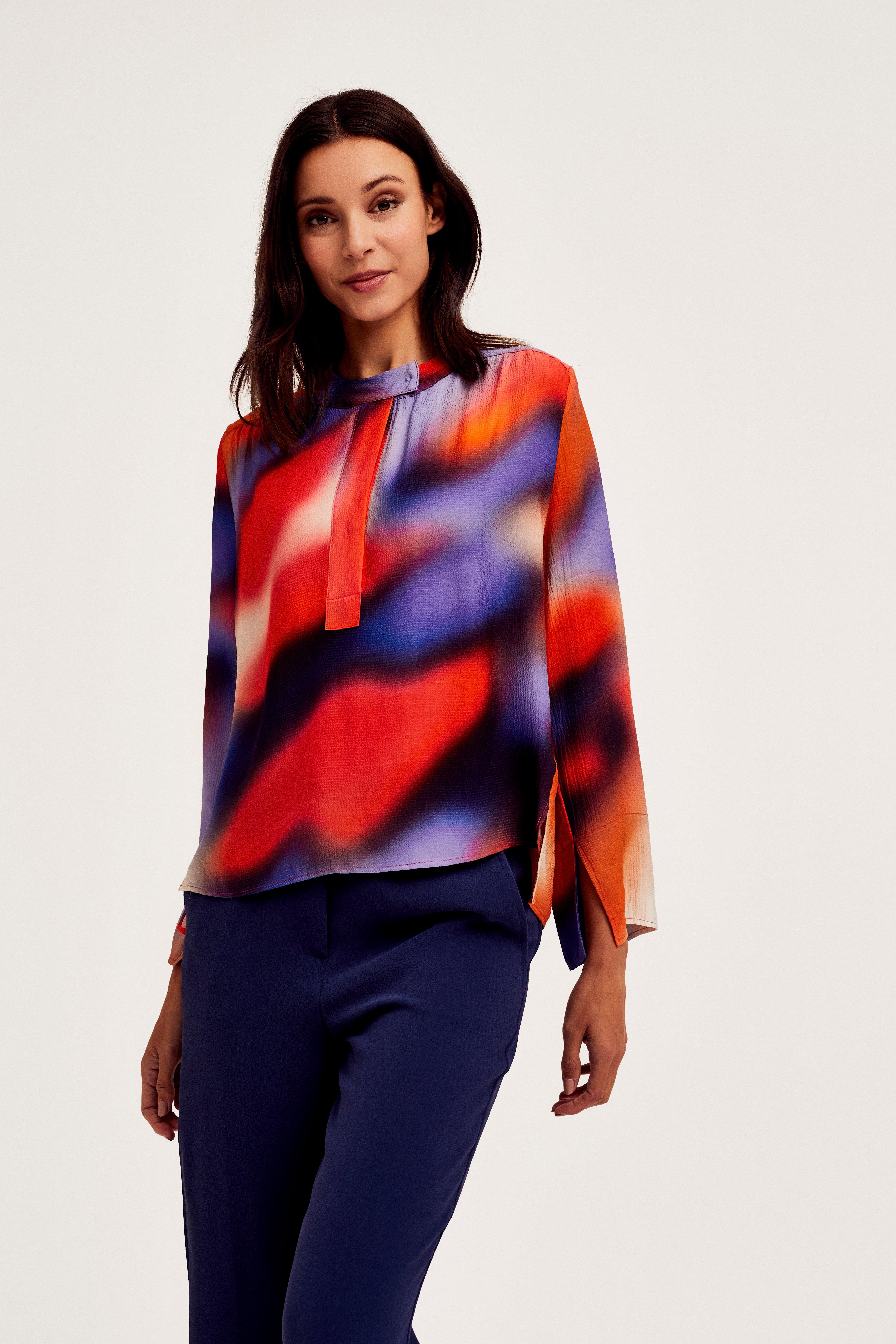 CKS Dames - SALEDO - blouse short sleeves - multicolor