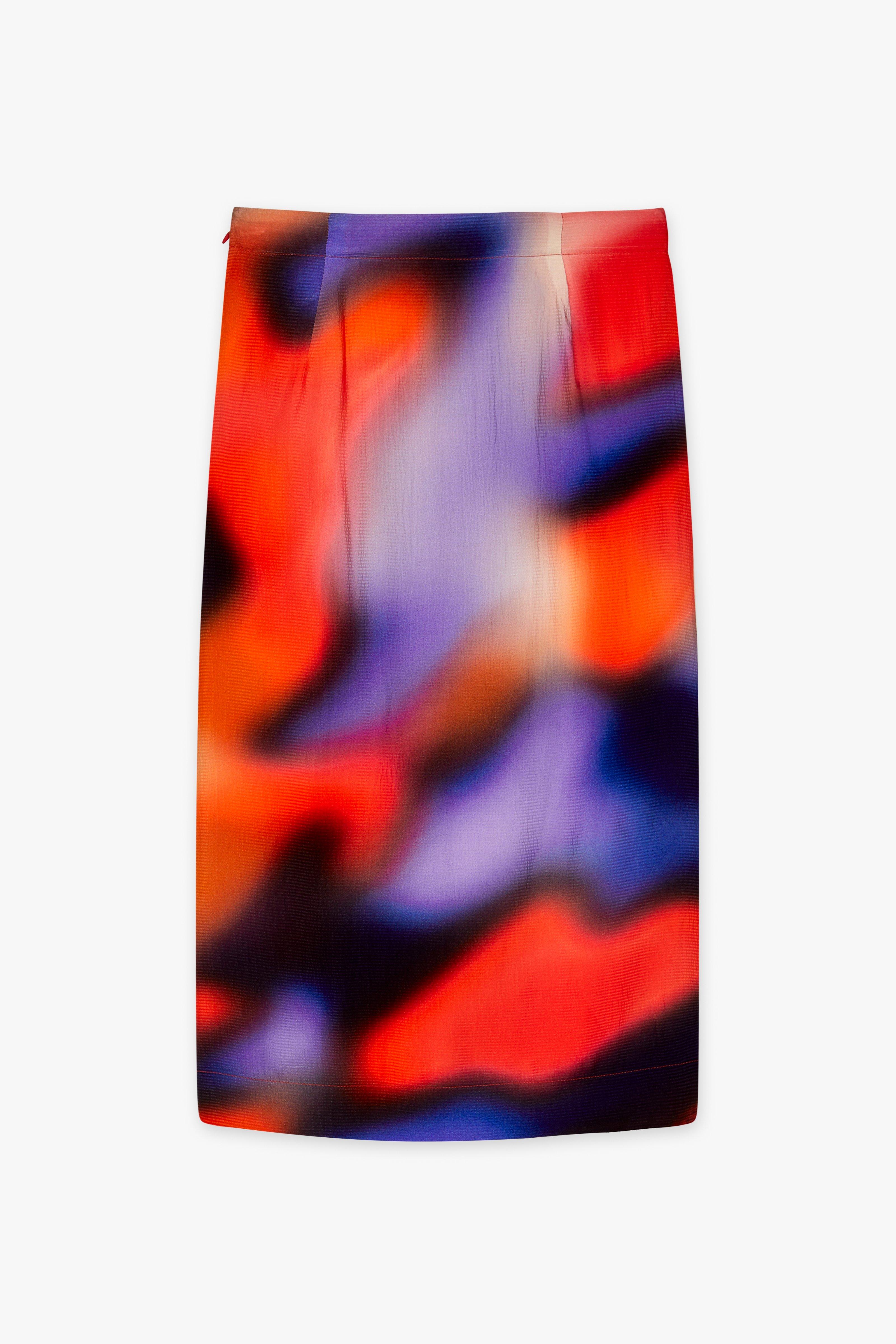 CKS Dames - SKITTLE - midi skirt - multicolor