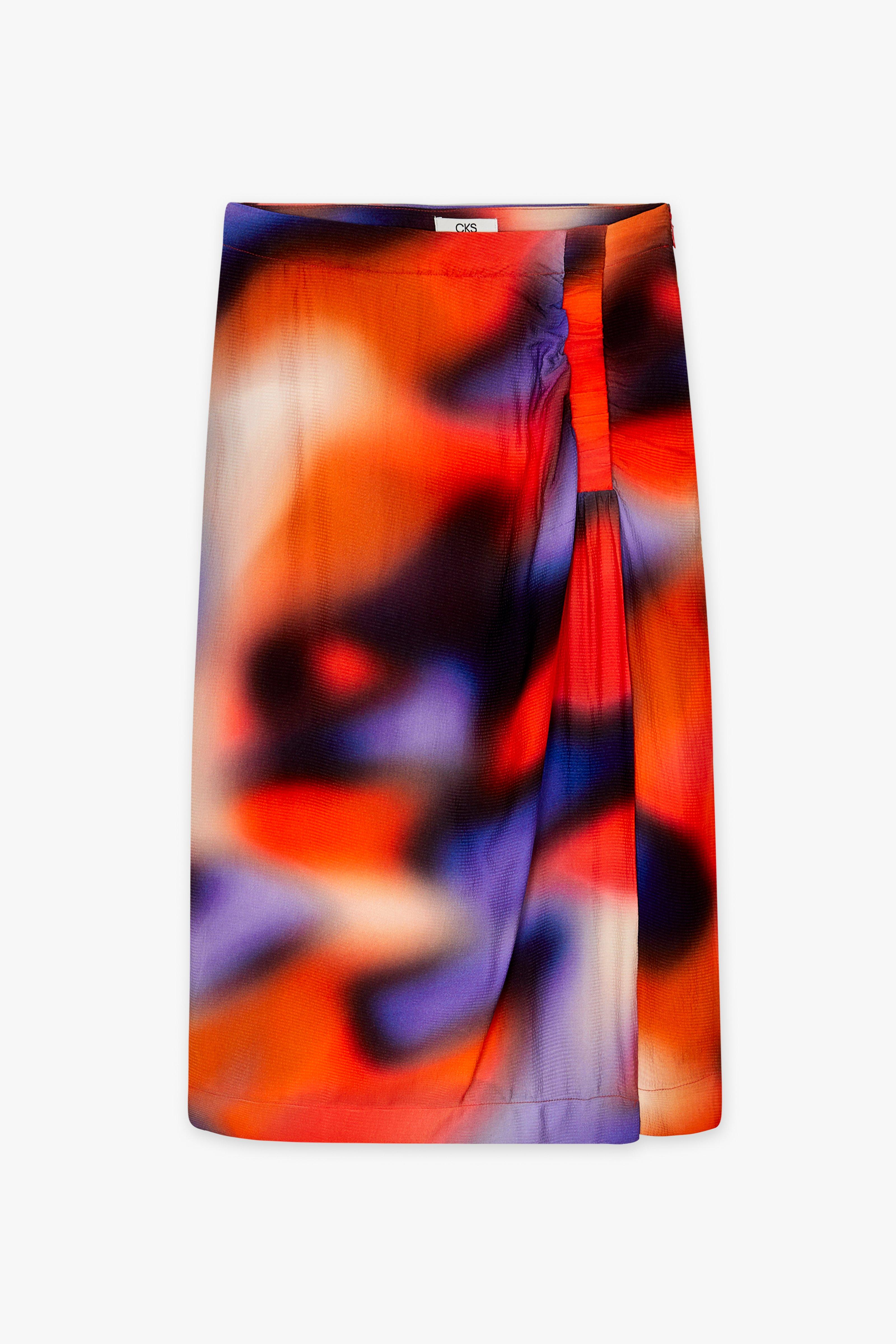 CKS Dames - SKITTLE - midi skirt - multicolor