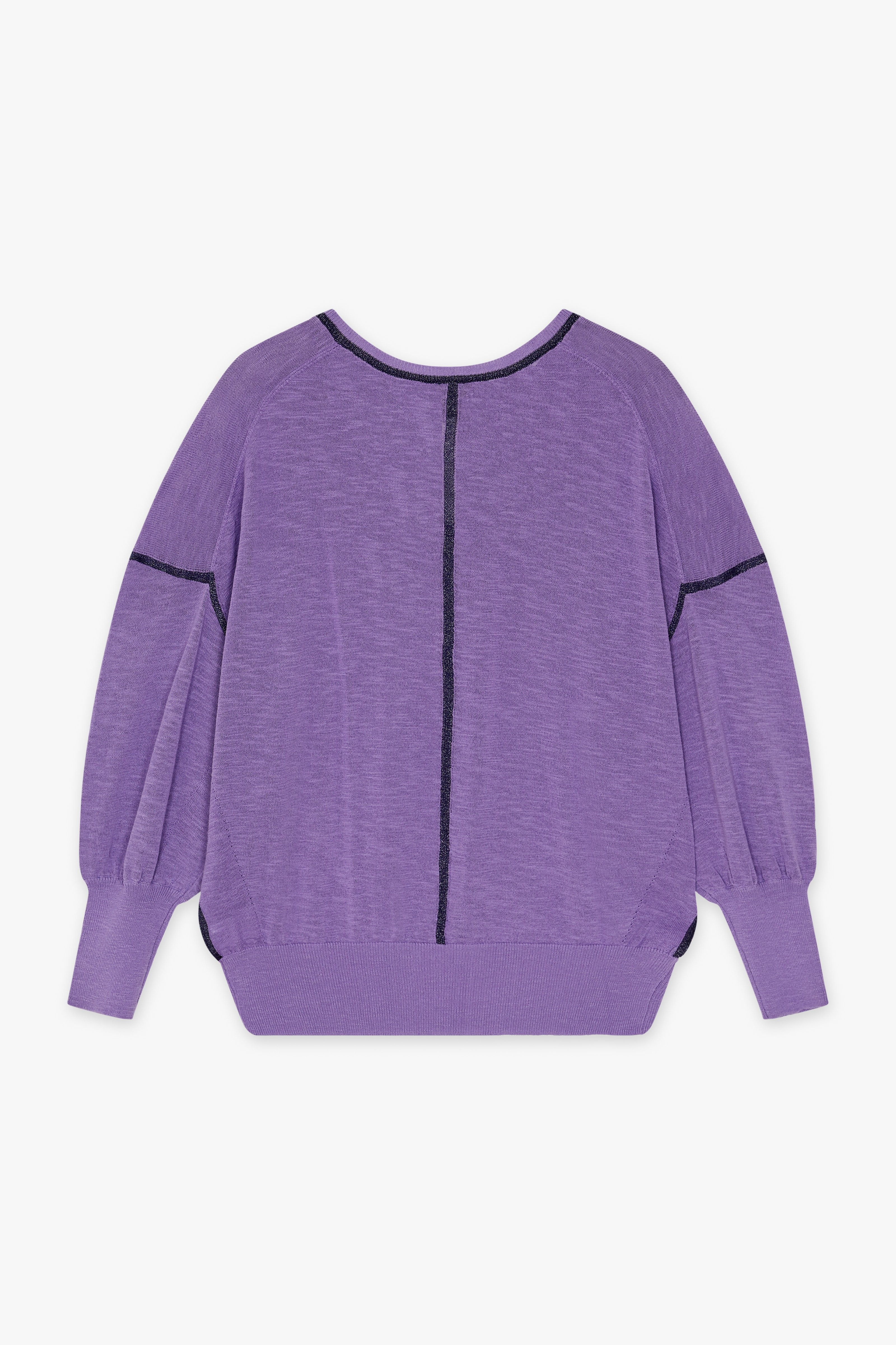CKS Dames - PHANTA - knitted top - purple