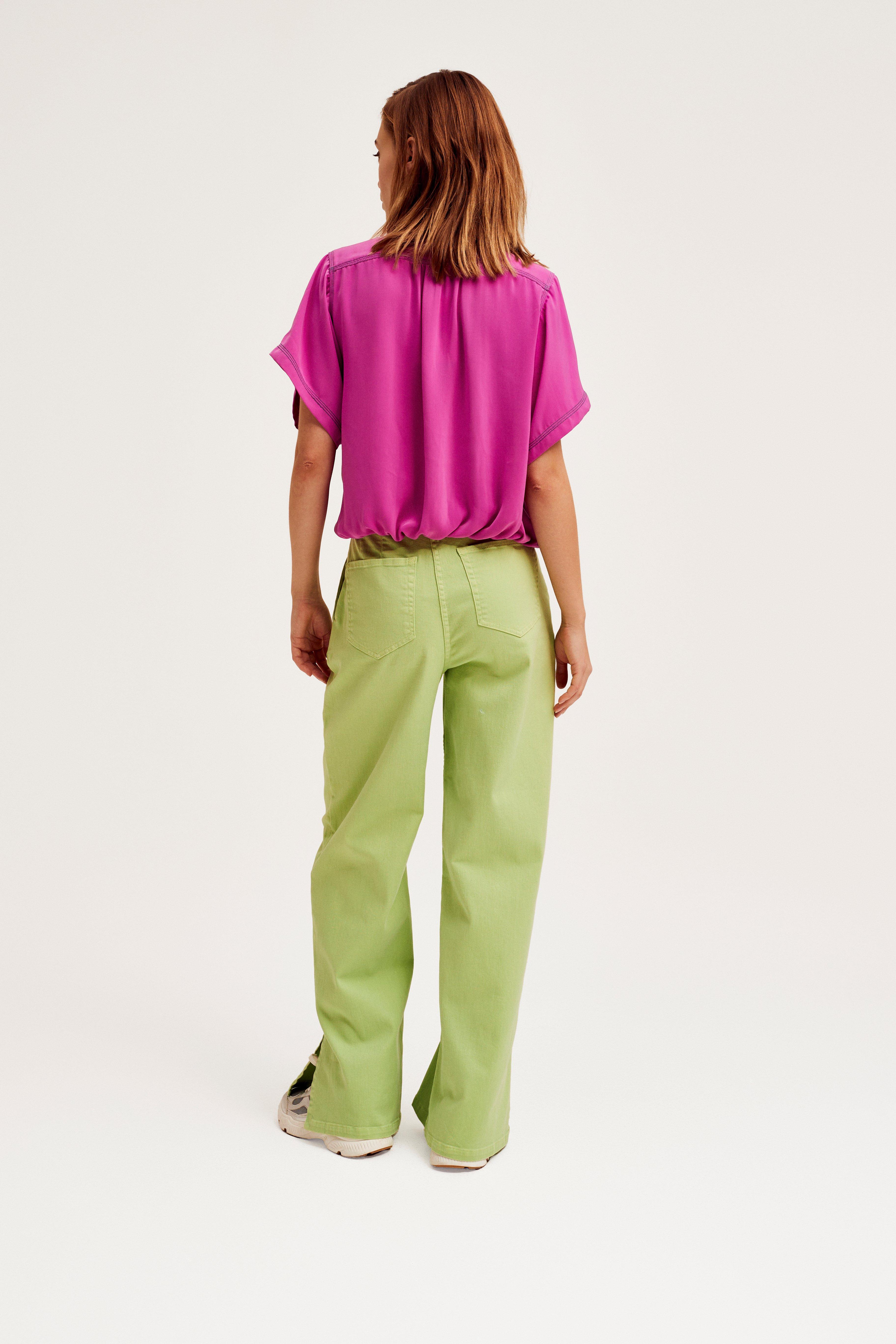 CKS Dames - ROAD - long jeans - light green