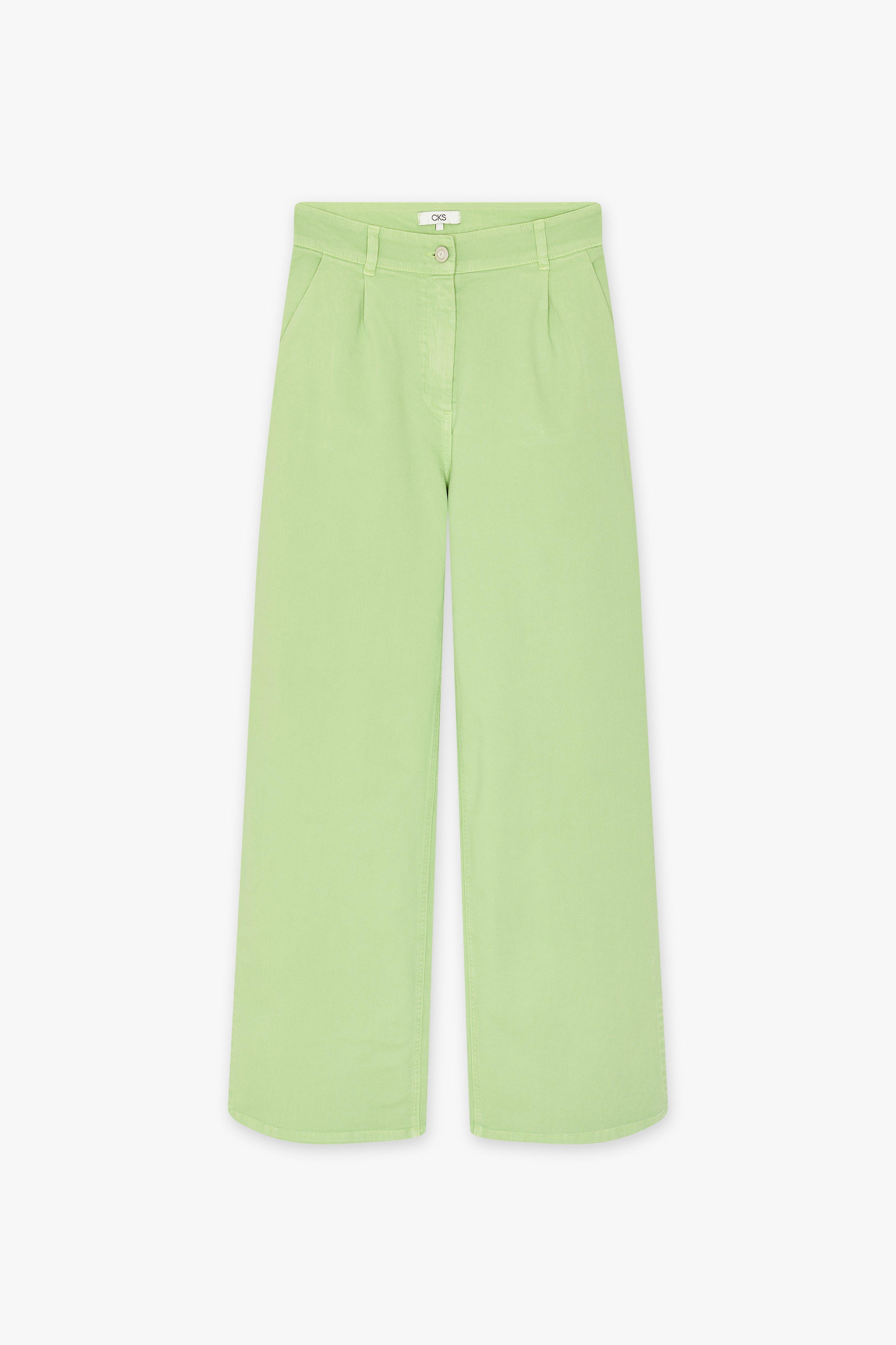 CKS Dames - ROAD - long jeans - light green