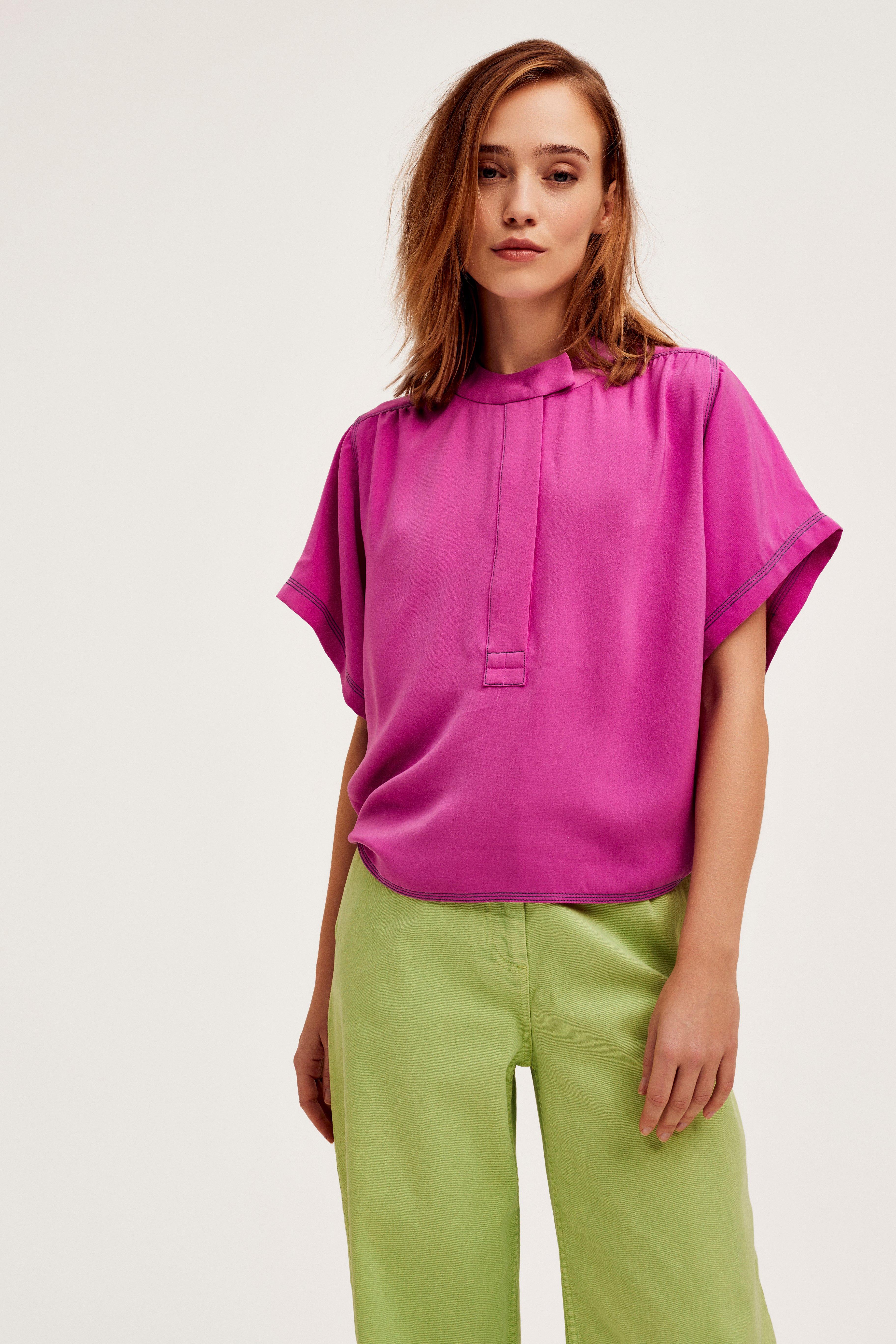 CKS Dames - LEDO - blouse lange mouwen - lila