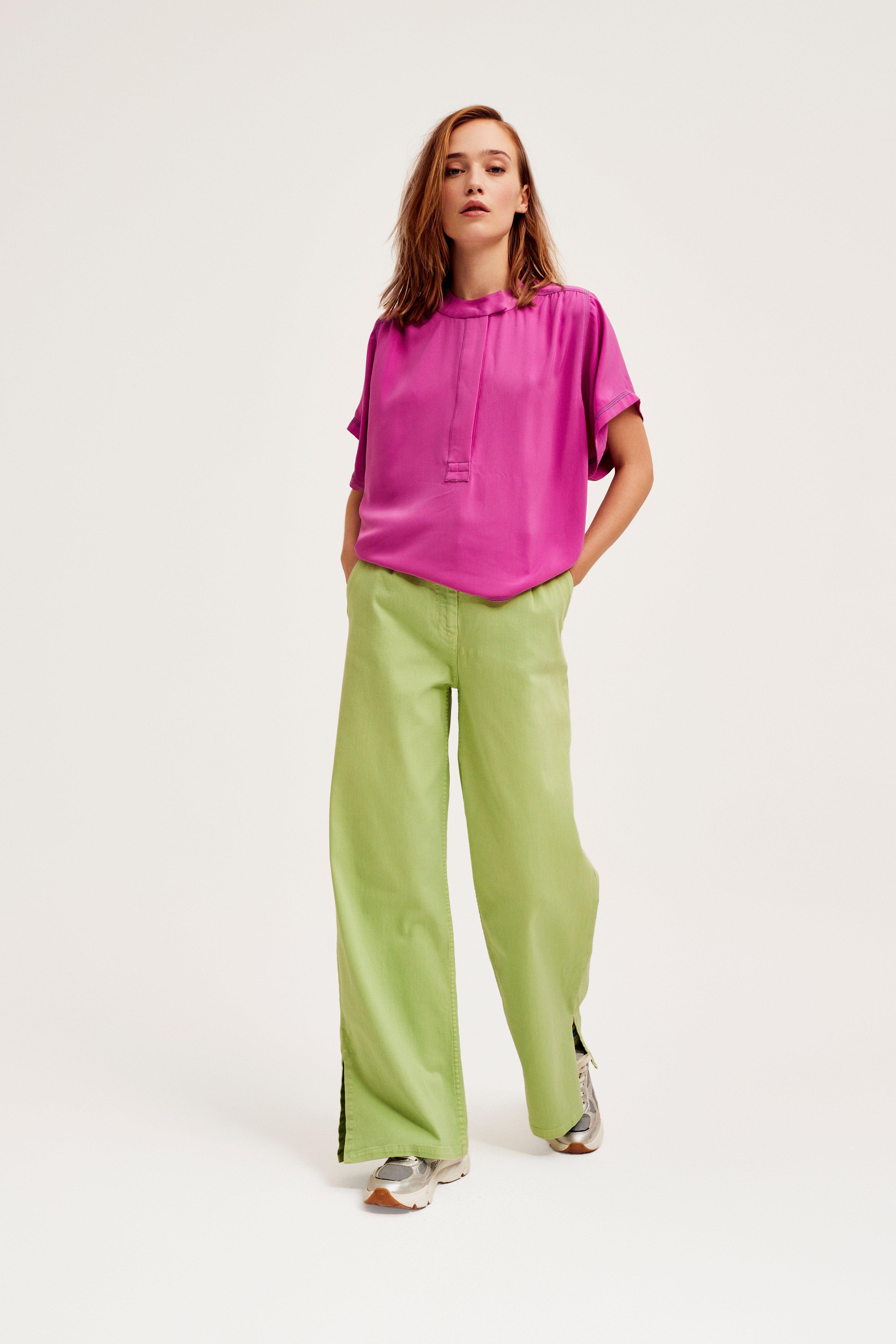 CKS Dames - LEDO - blouse lange mouwen - lila