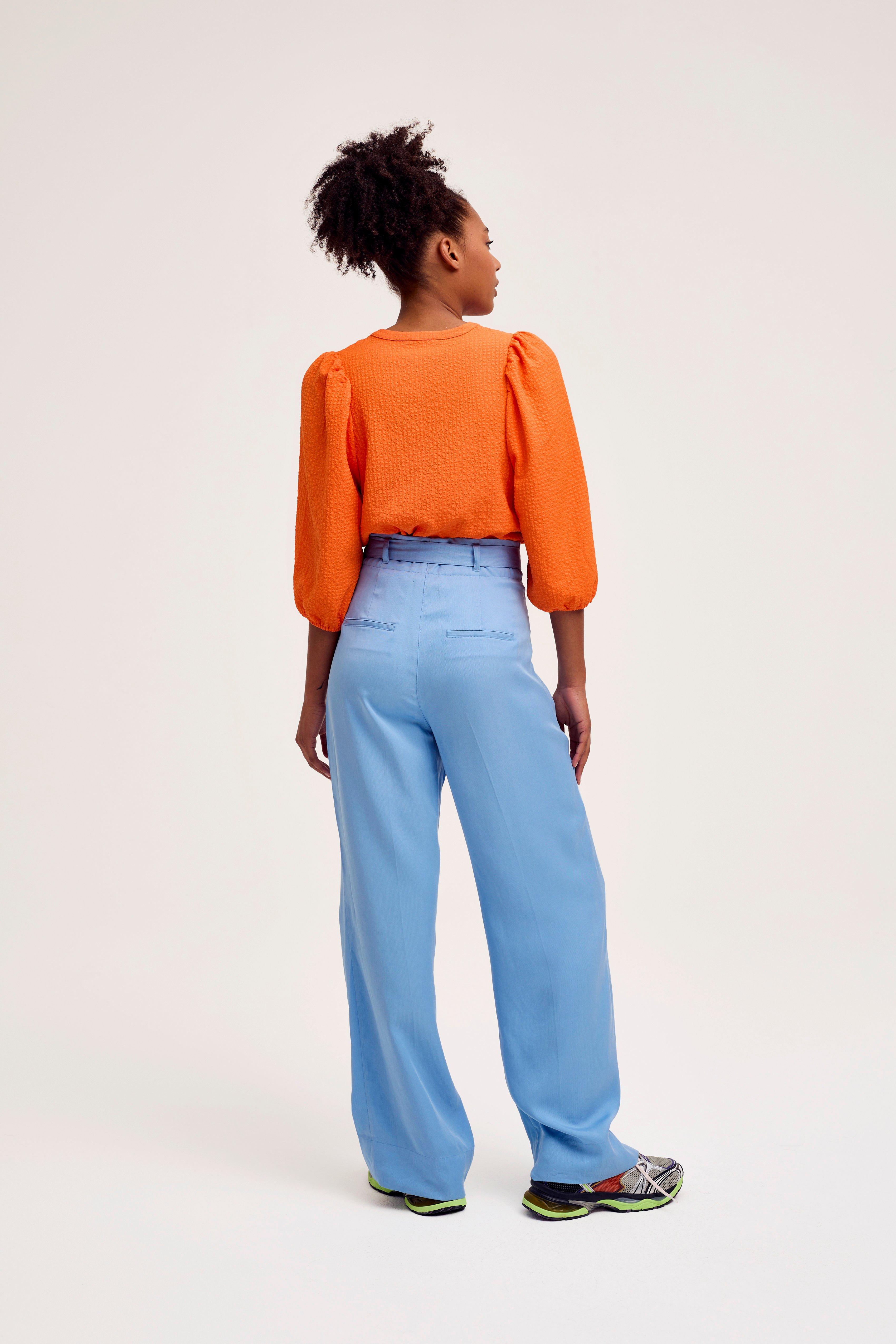 CKS Dames - TONE - pantalon long - bleu clair