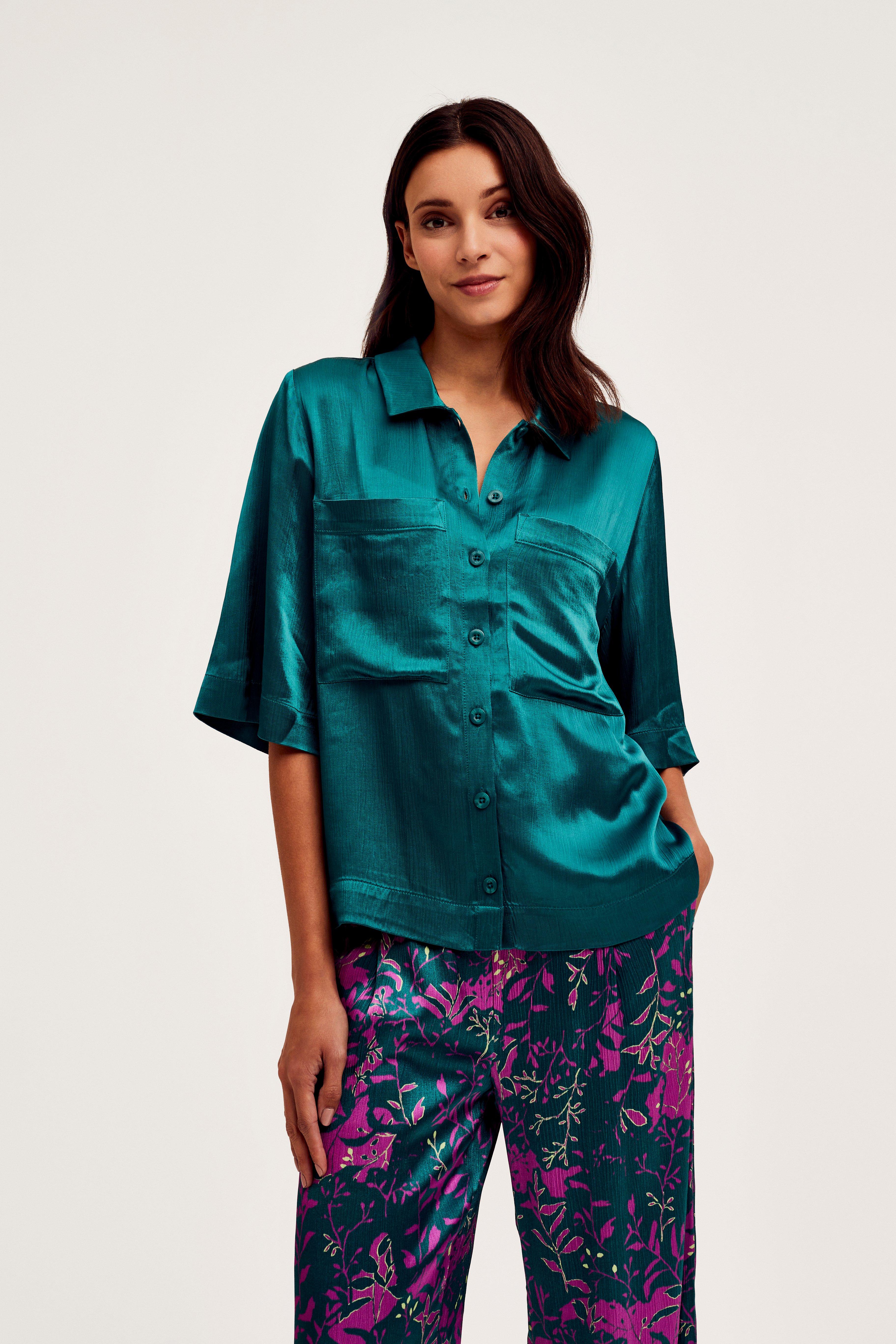 CKS Dames - SELINALONG - blouse long sleeves - dark green