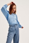 CKS Dames - ROSALINE - blouse lange mouwen - lichtblauw