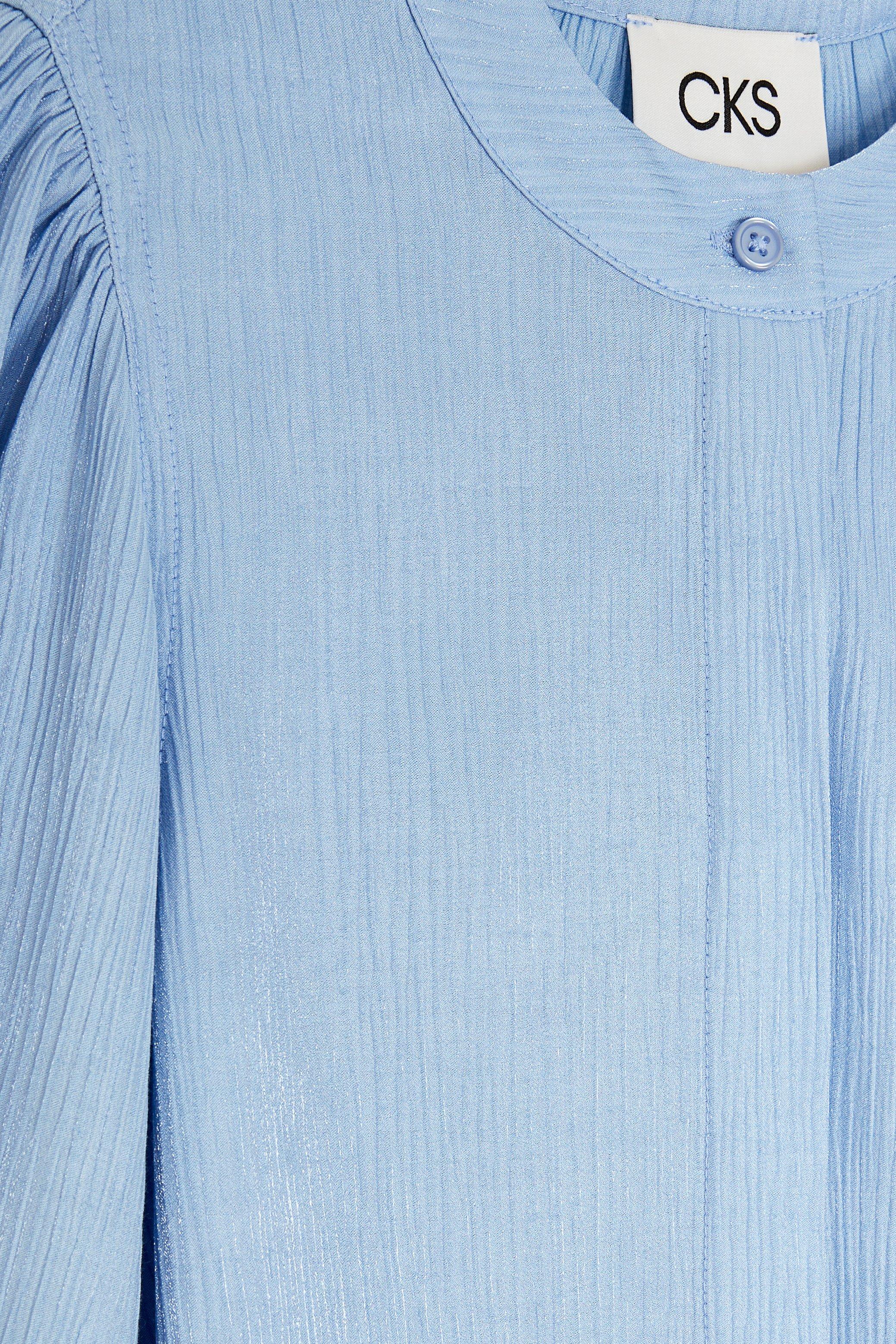 CKS Dames - ROSALINE - blouse korte mouwen - lichtblauw