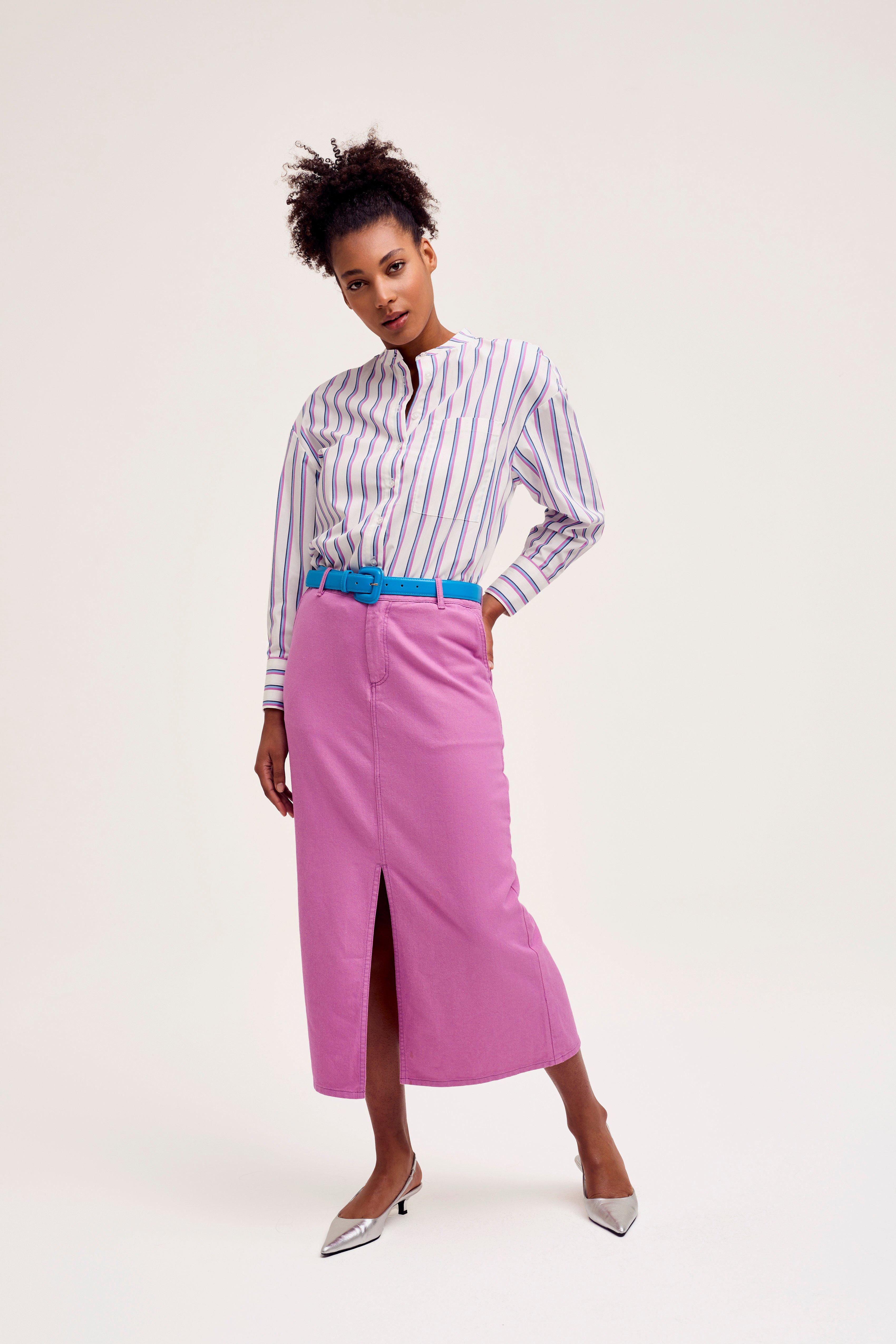 CKS Dames - SUPERMAO - blouse korte mouwen - wit