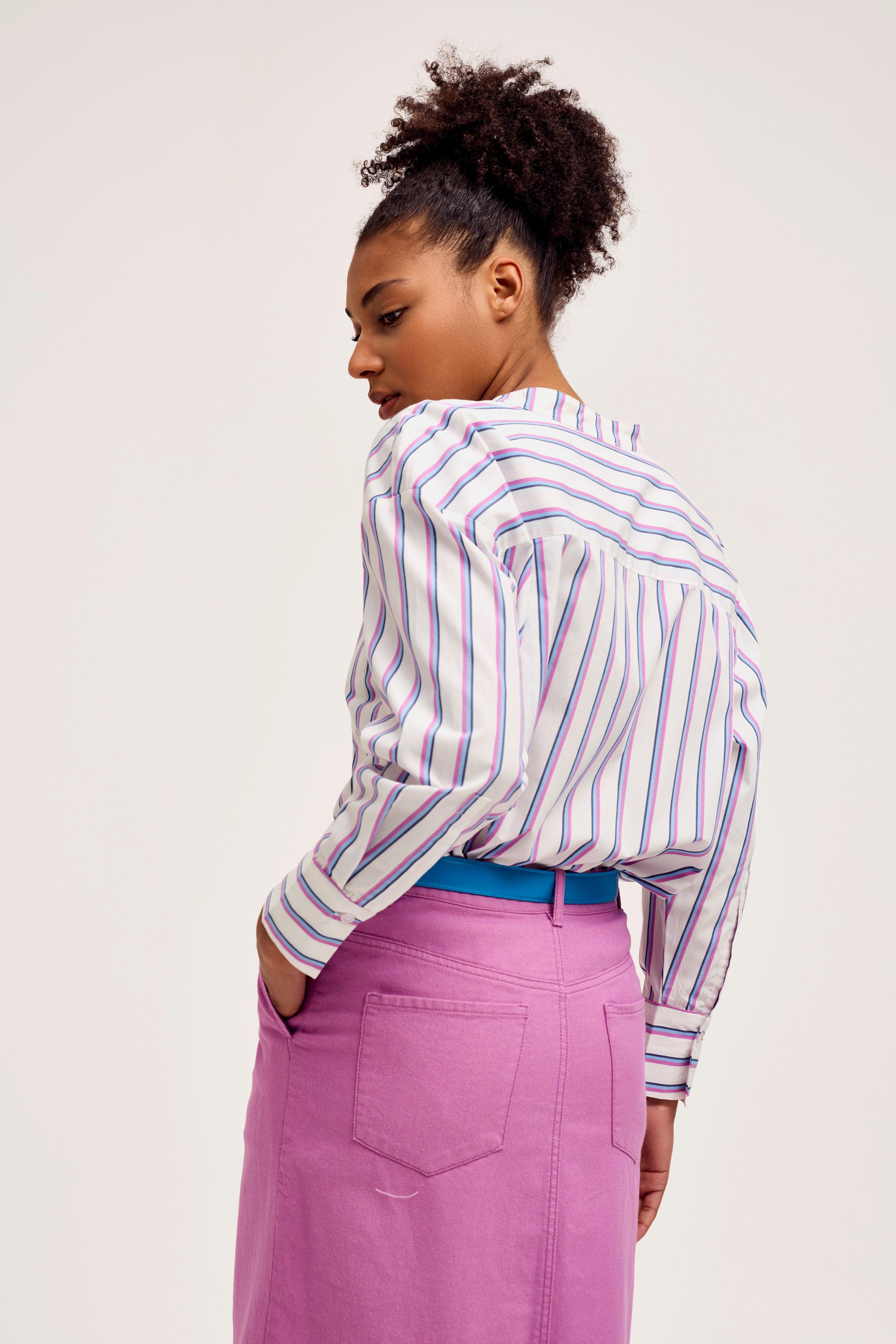 CKS Dames - SUPERMAO - blouse korte mouwen - wit
