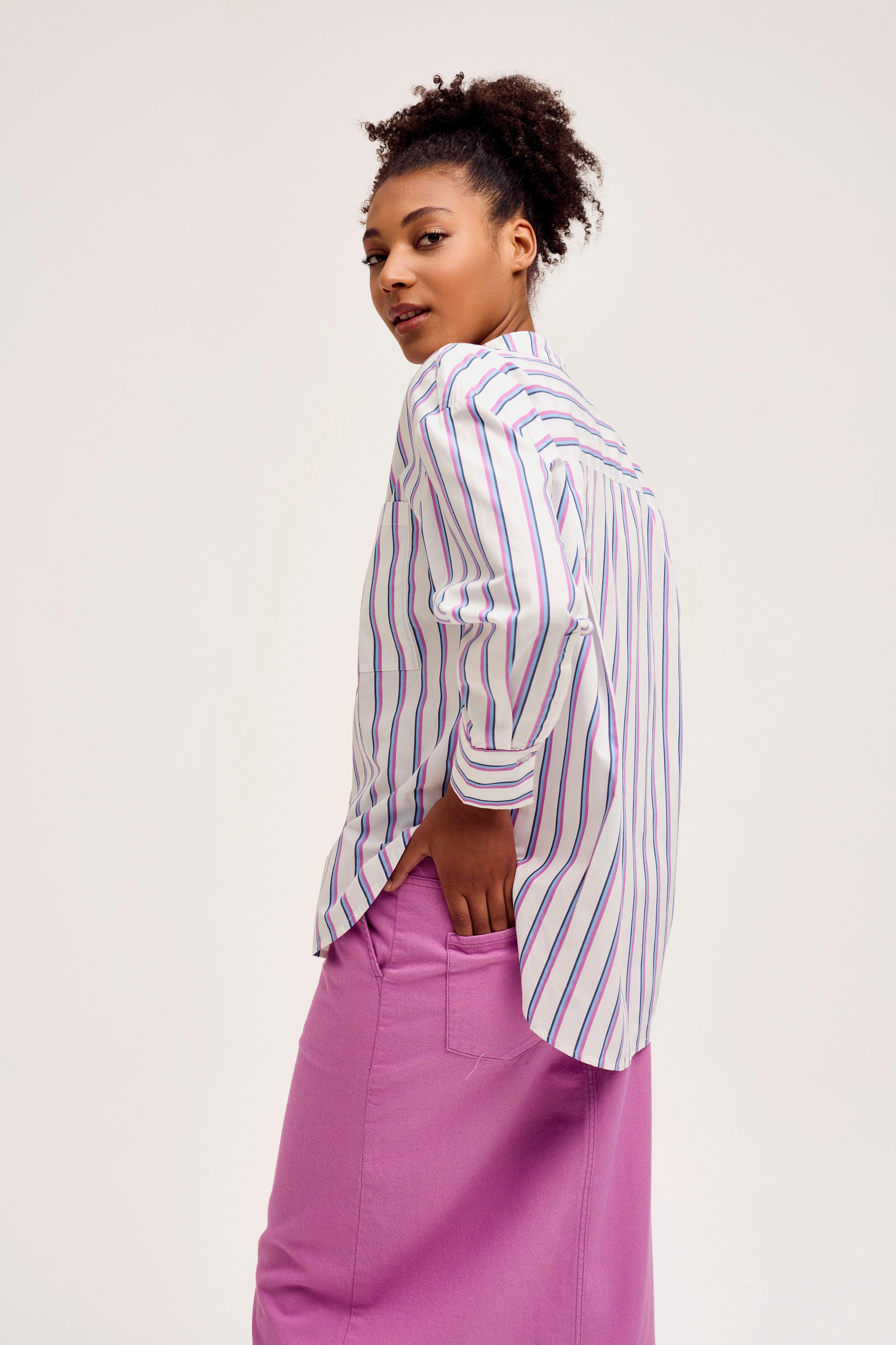 CKS Dames - SUPERMAO - blouse korte mouwen - wit