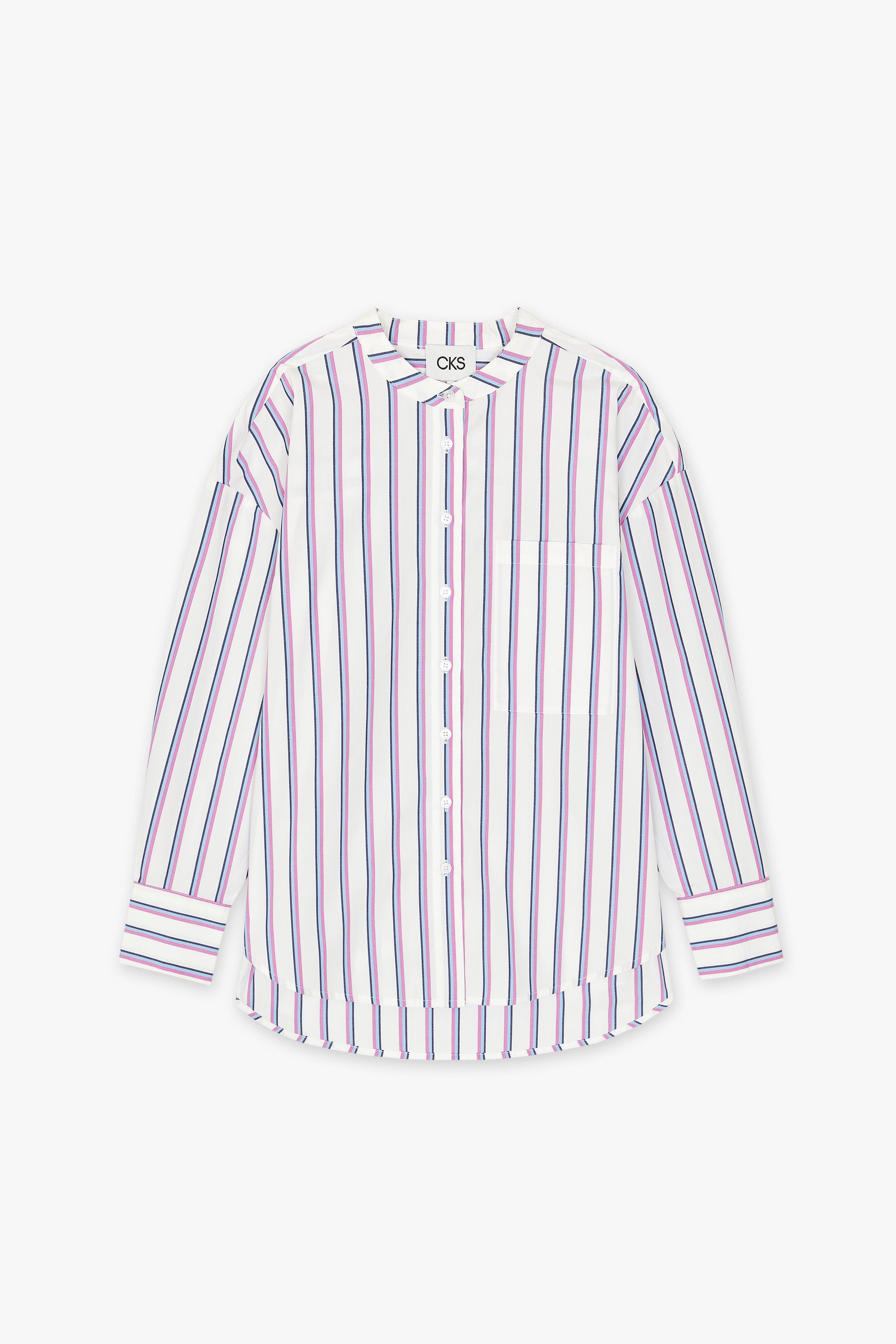 CKS Dames - SUPERMAO - blouse korte mouwen - wit