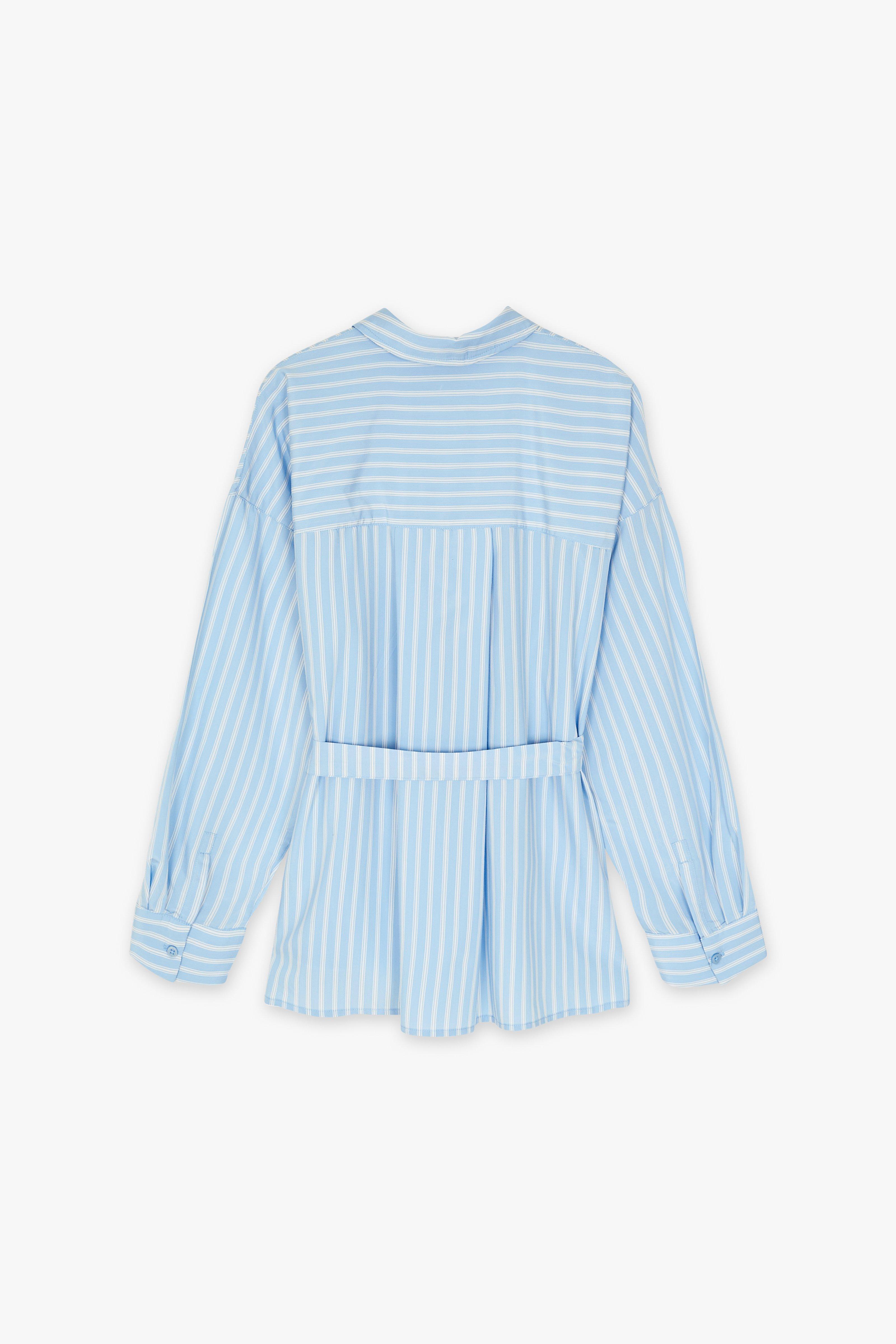 CKS Dames - STAND - blouse short sleeves - light blue
