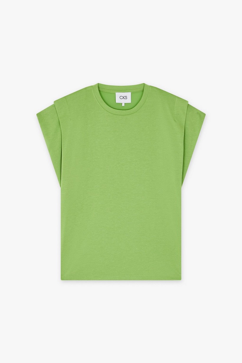 CKS Dames - PAMINA - T-Shirt Kurzarm - Grün