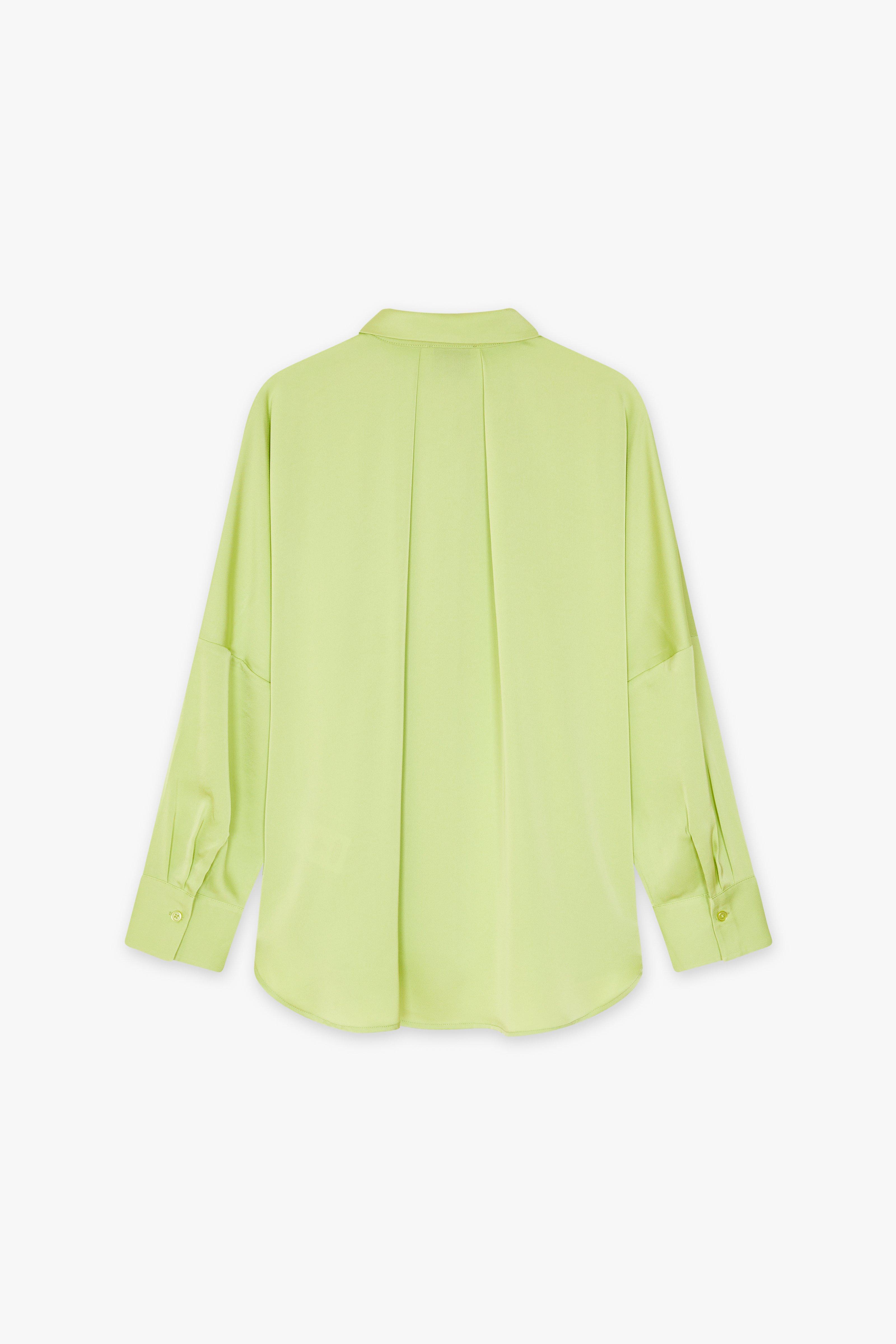 CKS Dames - WAZNA - blouse korte mouwen - lichtgroen