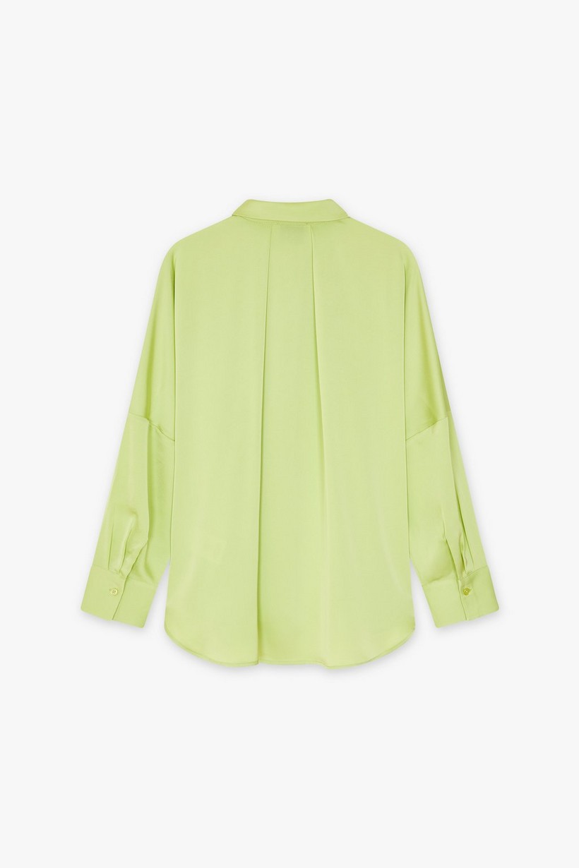 CKS Dames - WAZNA - blouse lange mouwen - lichtgroen