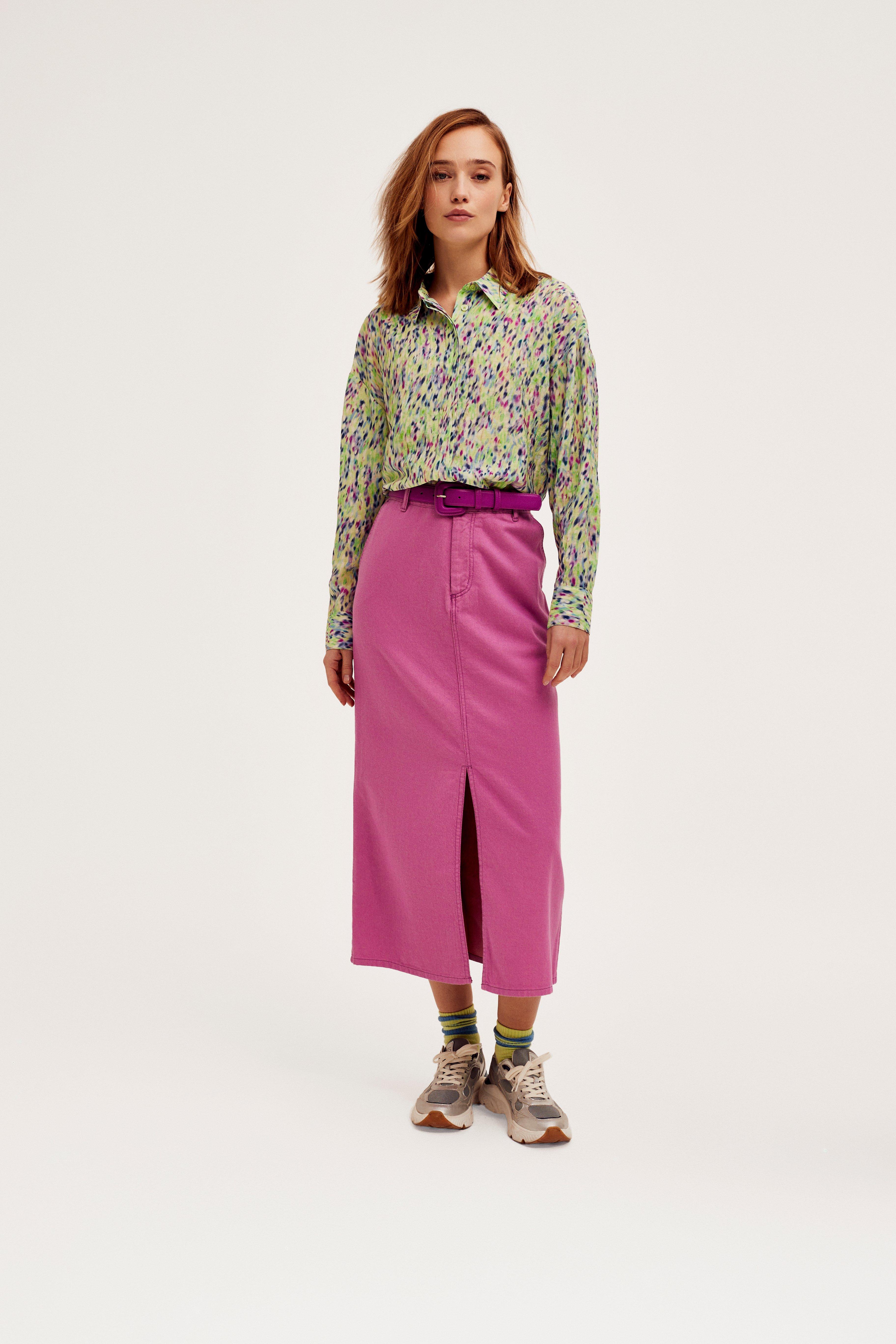 CKS Dames - RUTTENS - blouse korte mouwen - meerkleurig