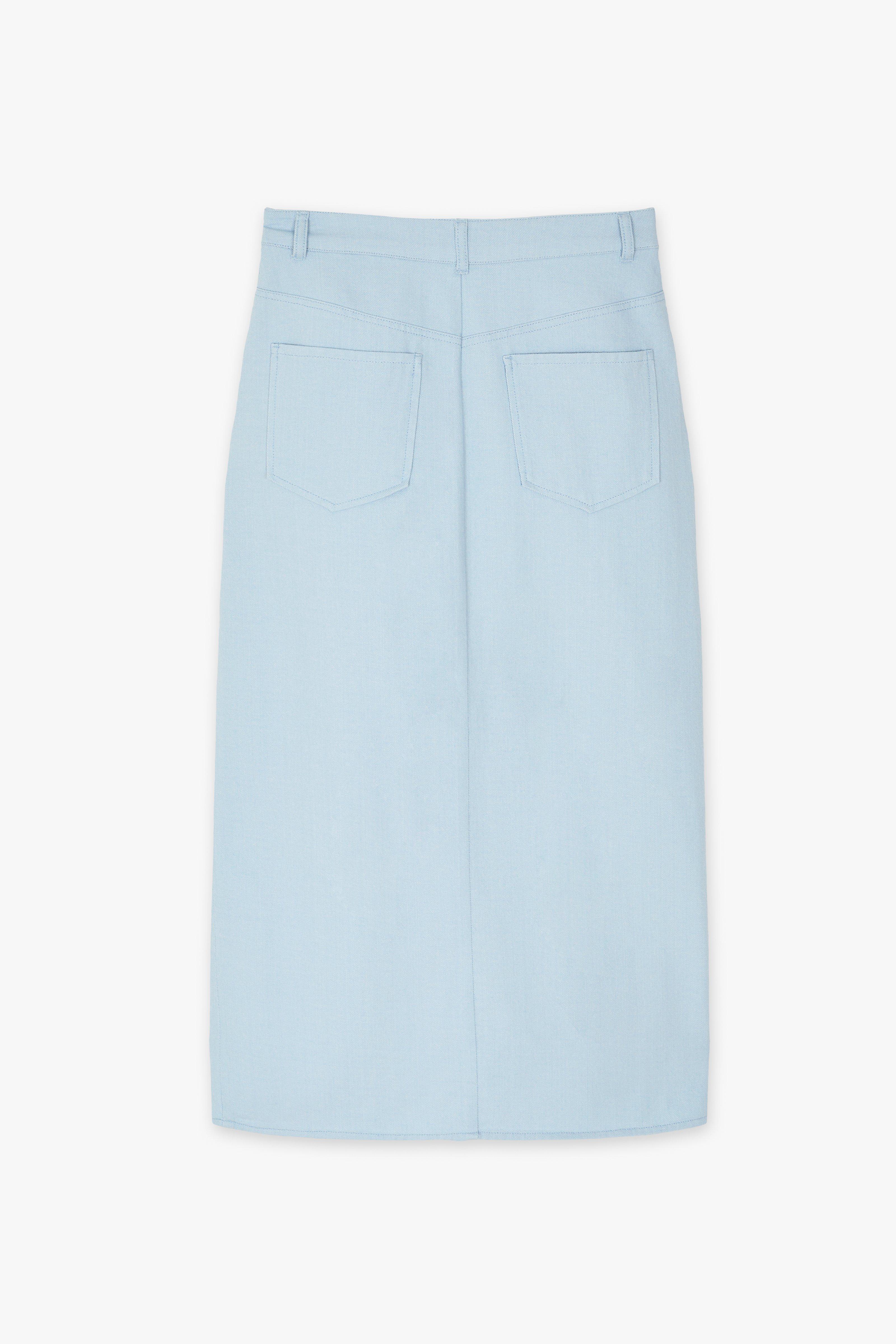 CKS Dames - SKILLS - midi skirt - light blue