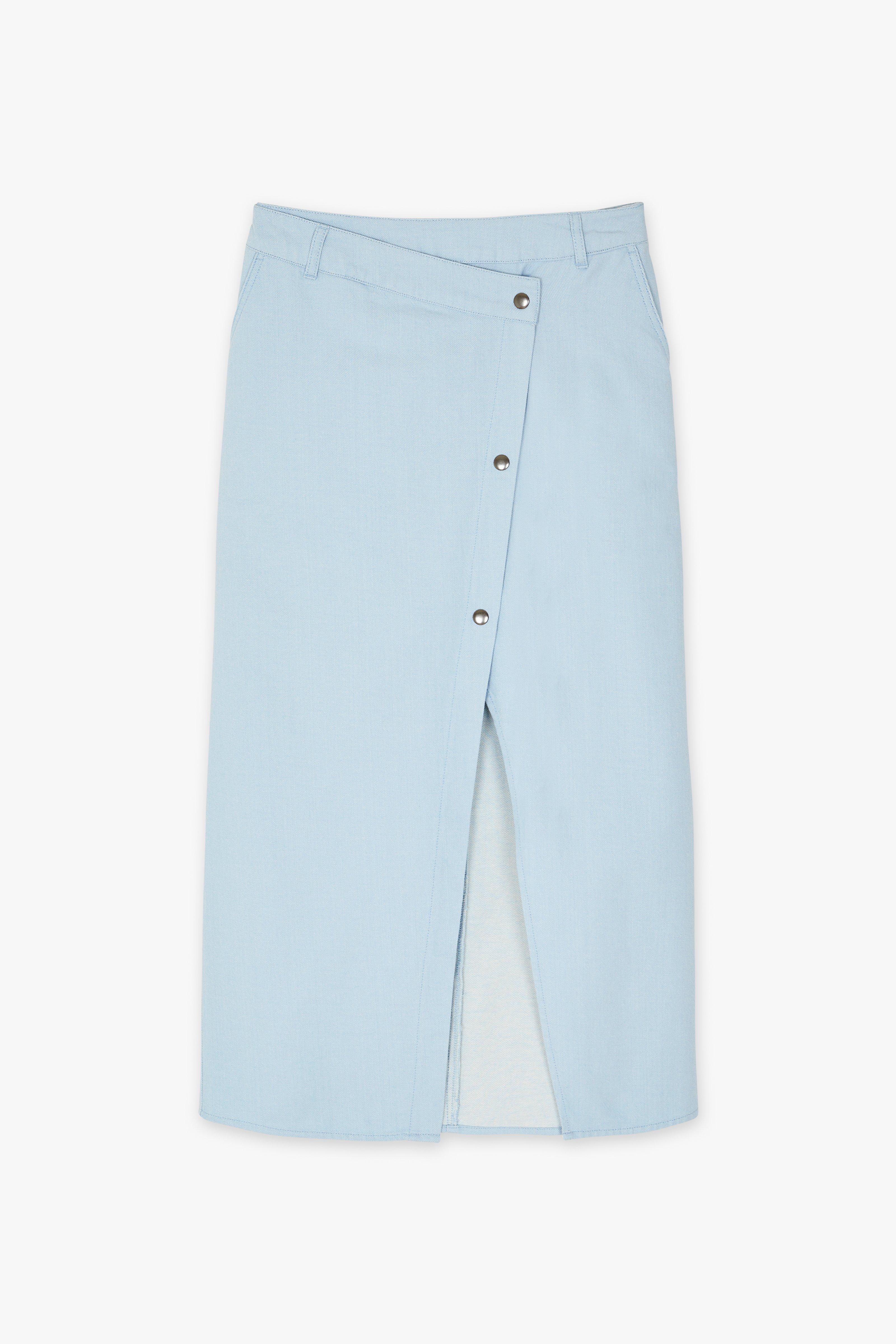 CKS Dames - SKILLS - midi skirt - light blue