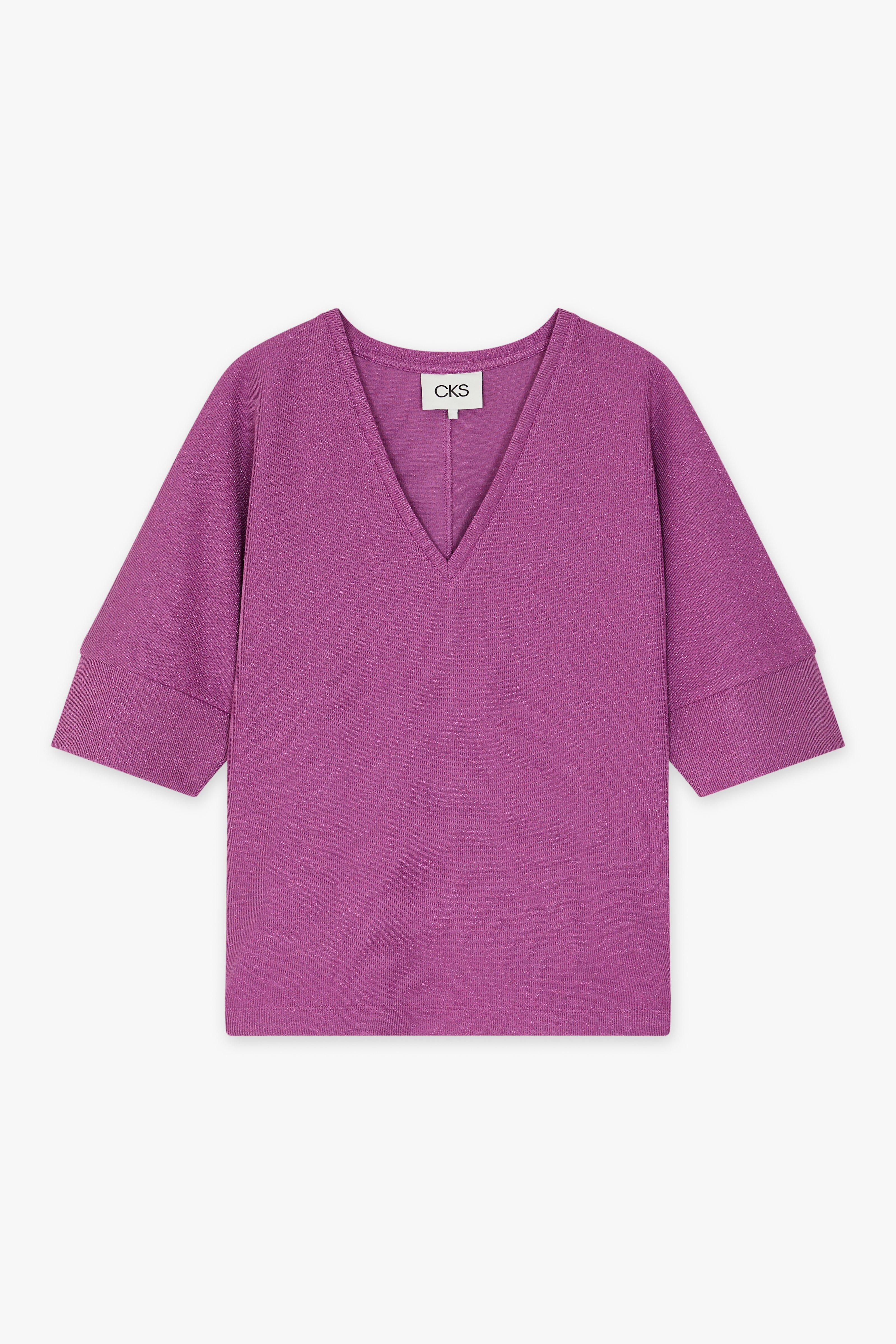 CKS Dames - ELDODEEP - t-shirt à manches courtes - lilas