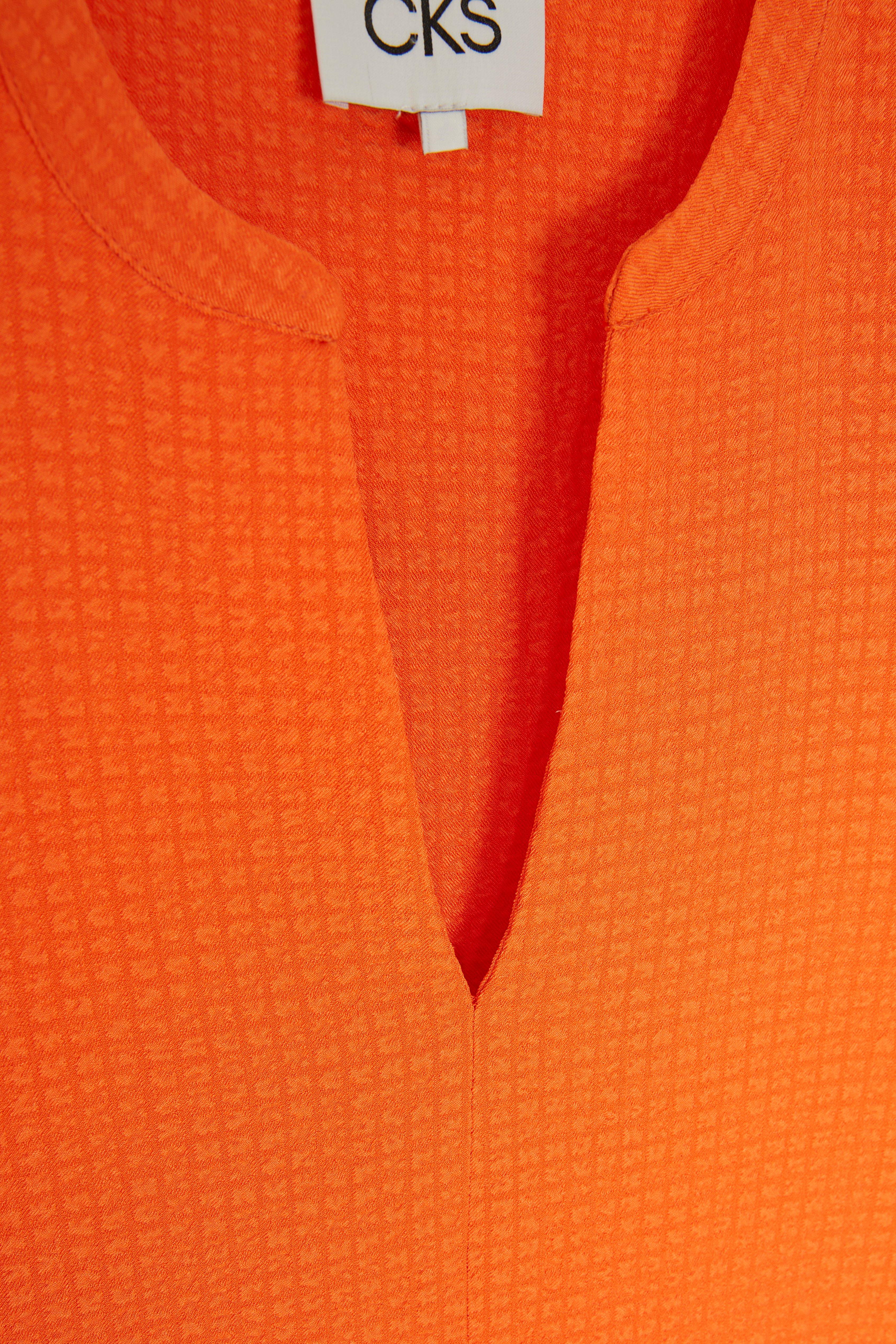 CKS Dames - BULANI - chemisier à manches courtes - orange vif