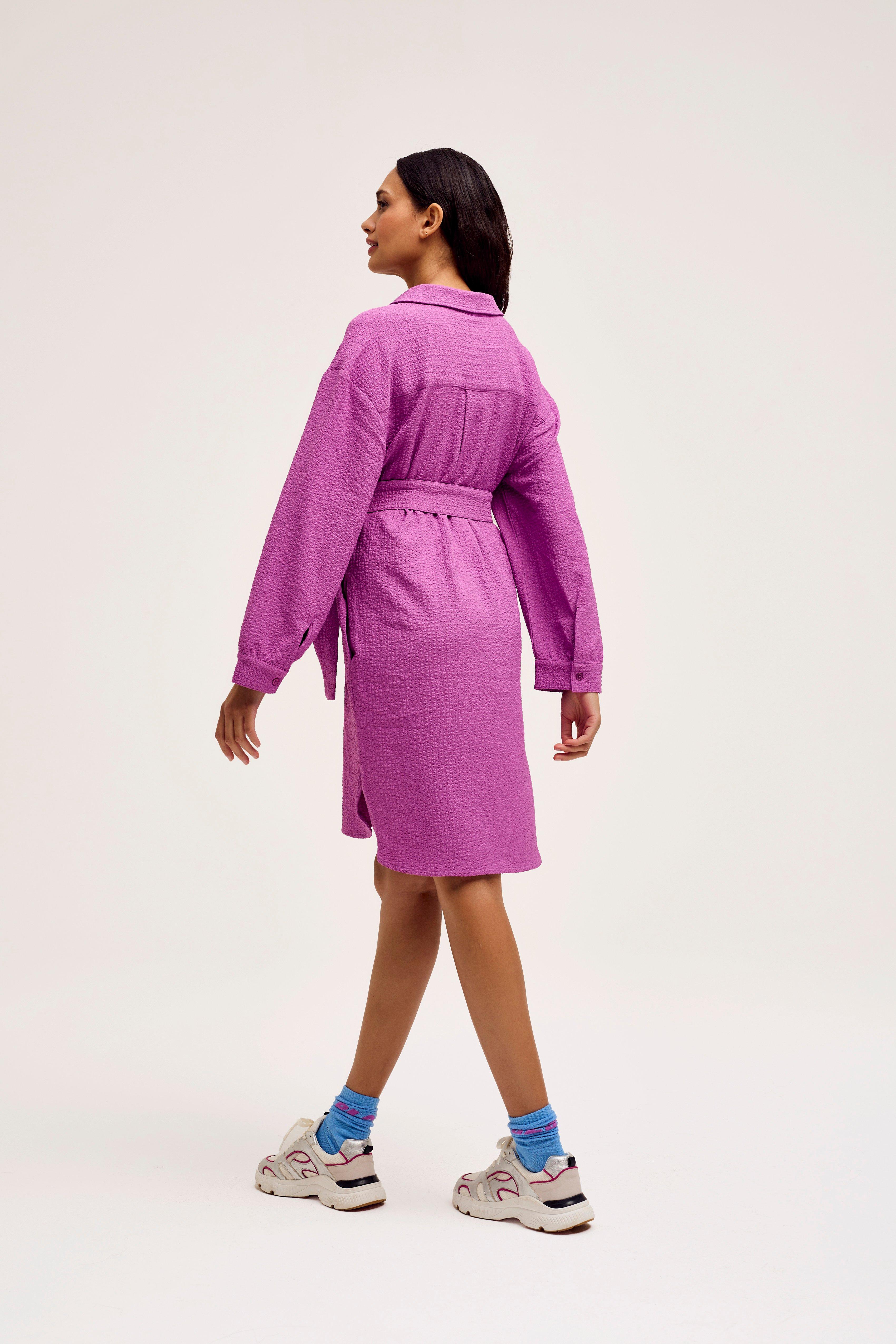 CKS Dames - DRIVEN - robe midi - lilas