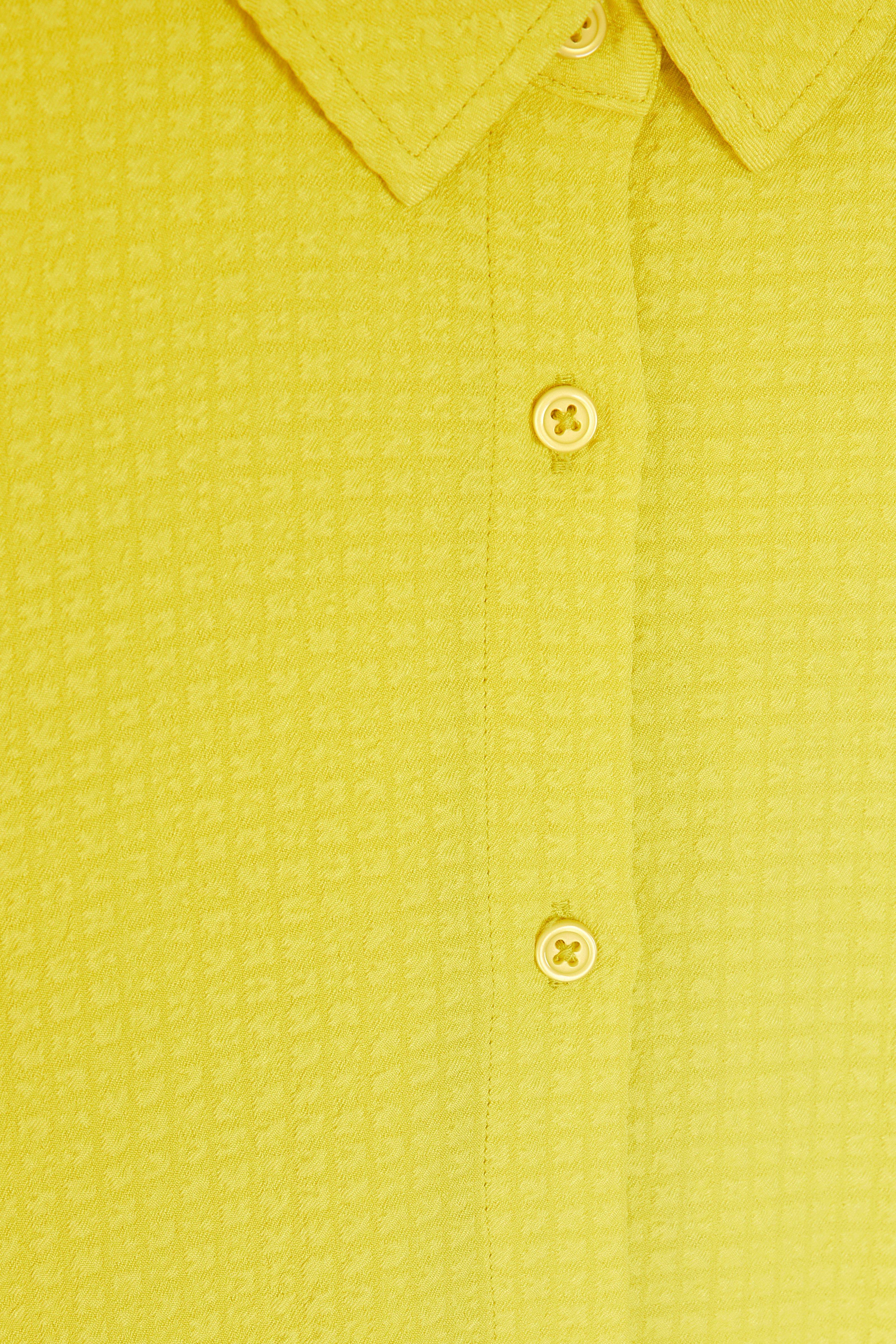 CKS Dames - SWIPE - blouse korte mouwen - felgeel
