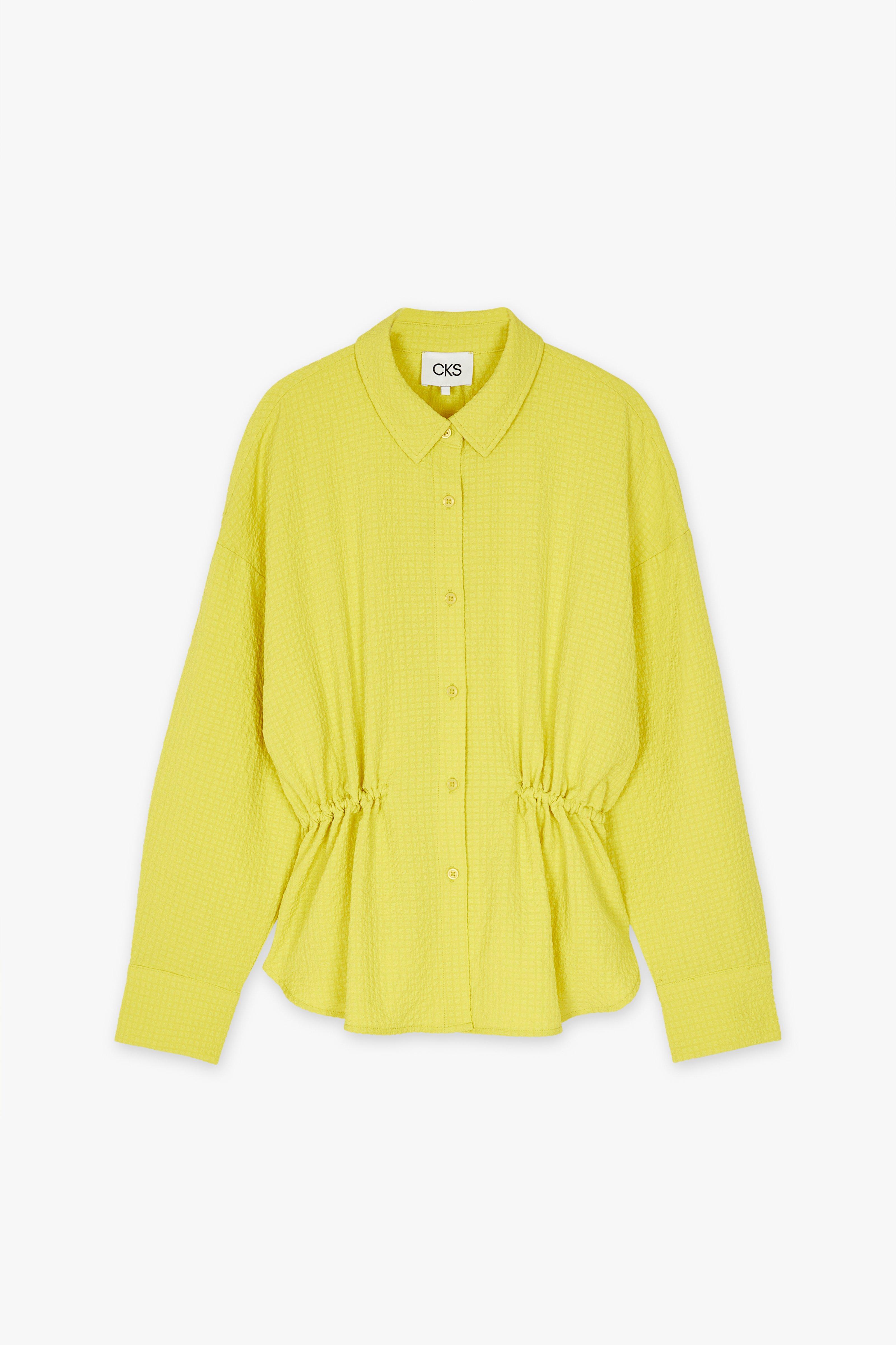 CKS Dames - SWIPE - blouse short sleeves - bright yellow