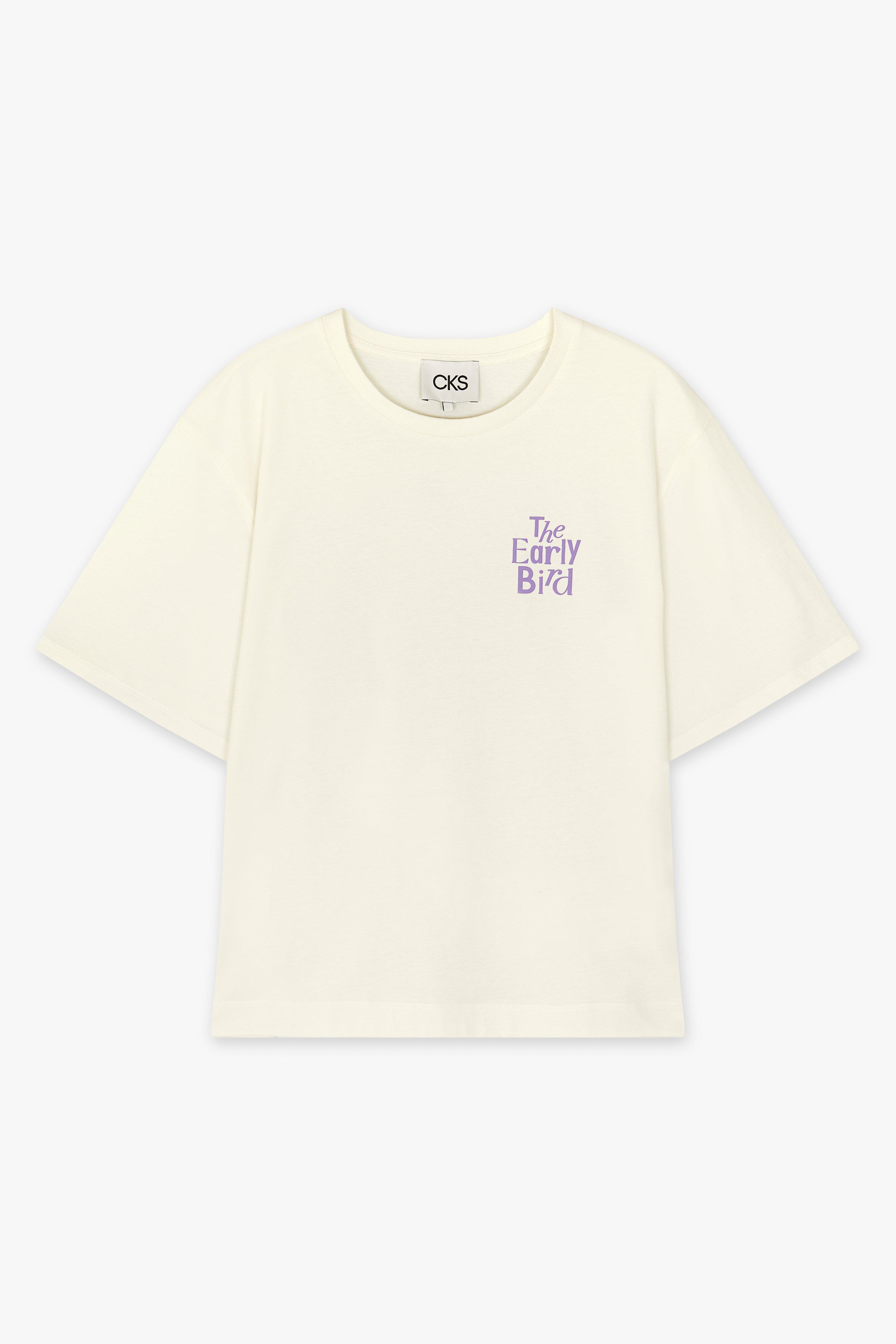 CKS Dames - SARIA - t-shirt short sleeves - white