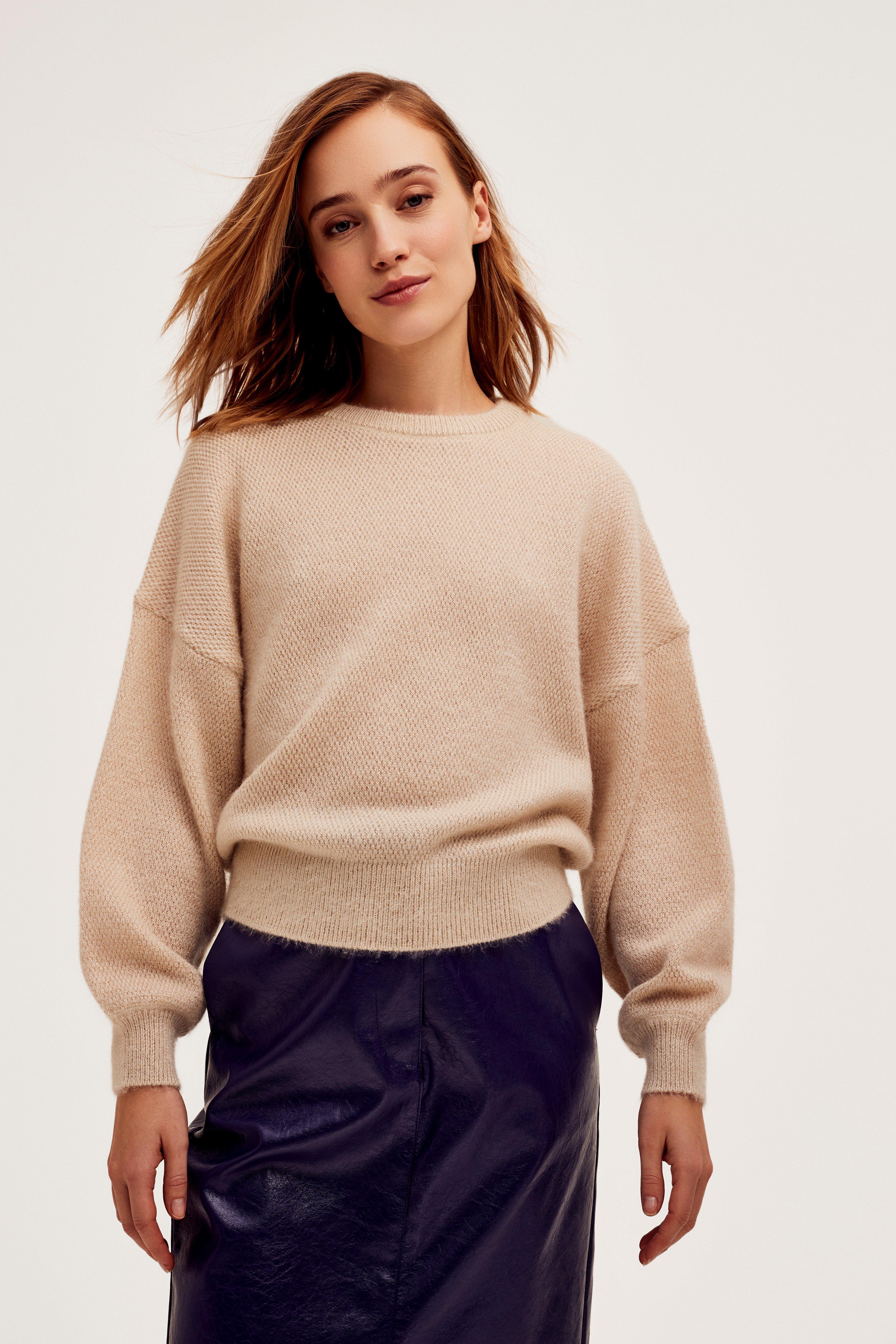 CKS Dames - PLUS - Pullover - Weiß