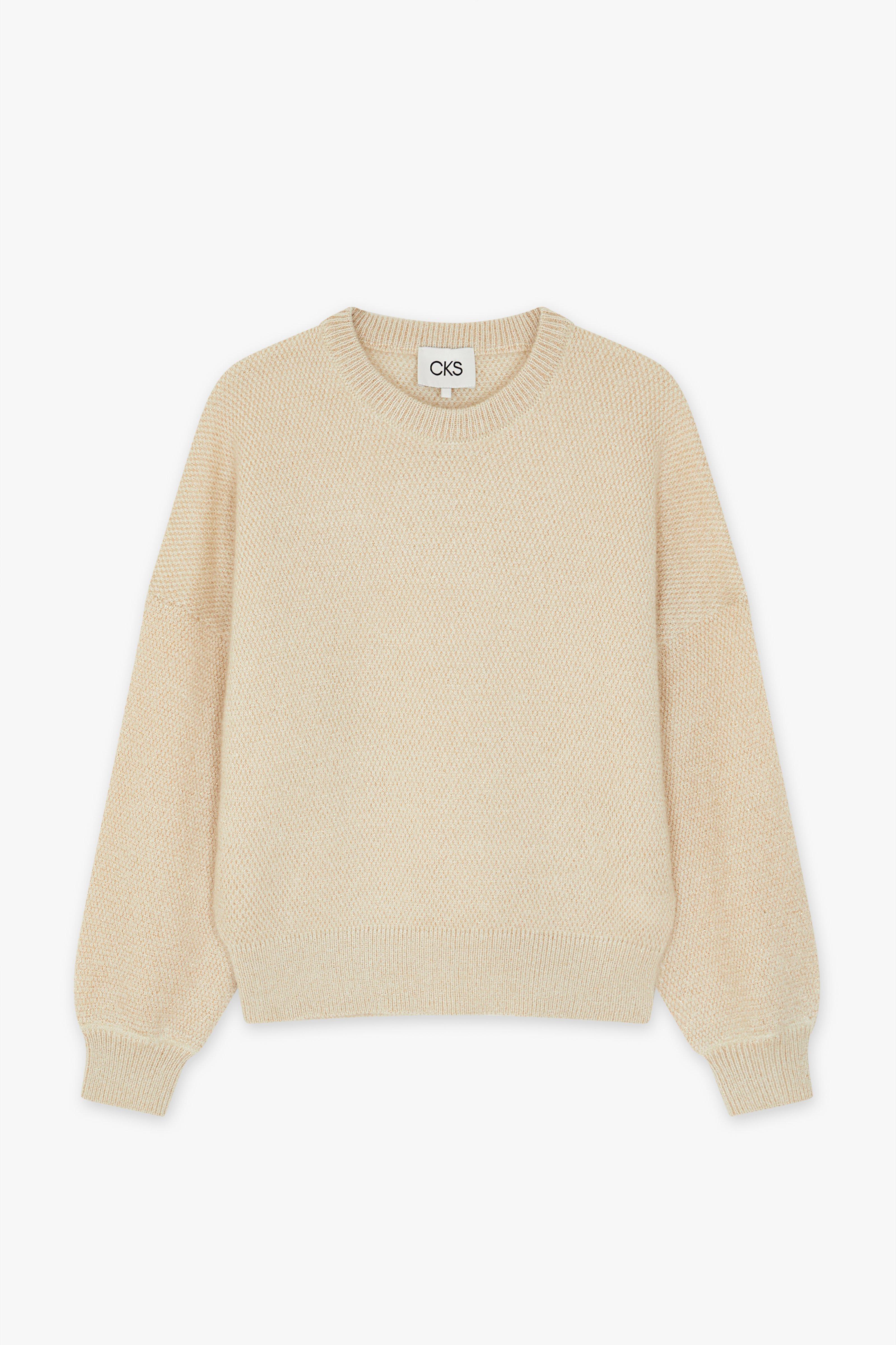 CKS Dames - PLUS - pullover - blanc