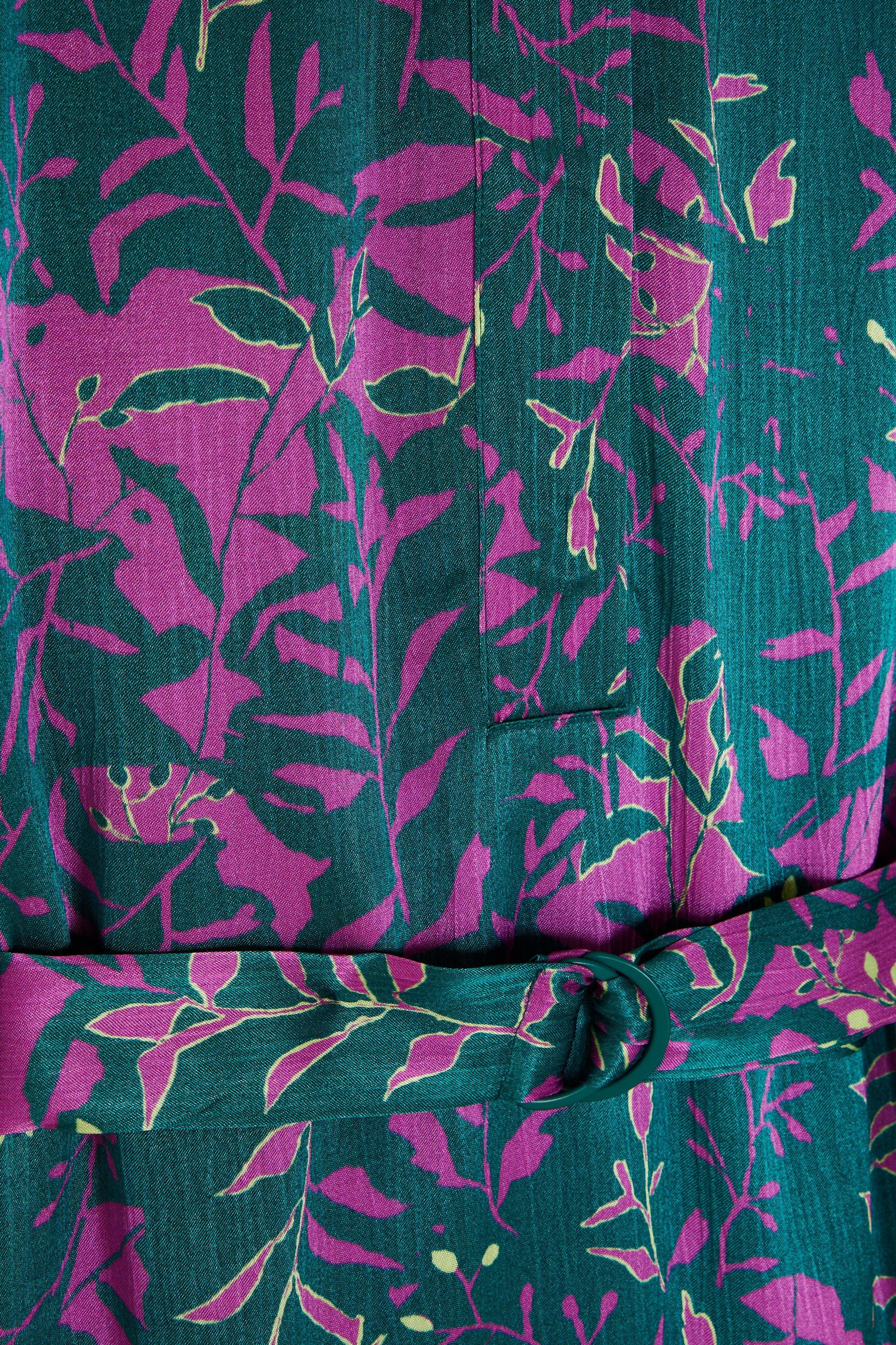 CKS Dames - SALOMEDO - Midi-Kleid - Dunkelgrün