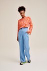 CKS Dames - SALEDO - blouse lange mouwen - intens oranje
