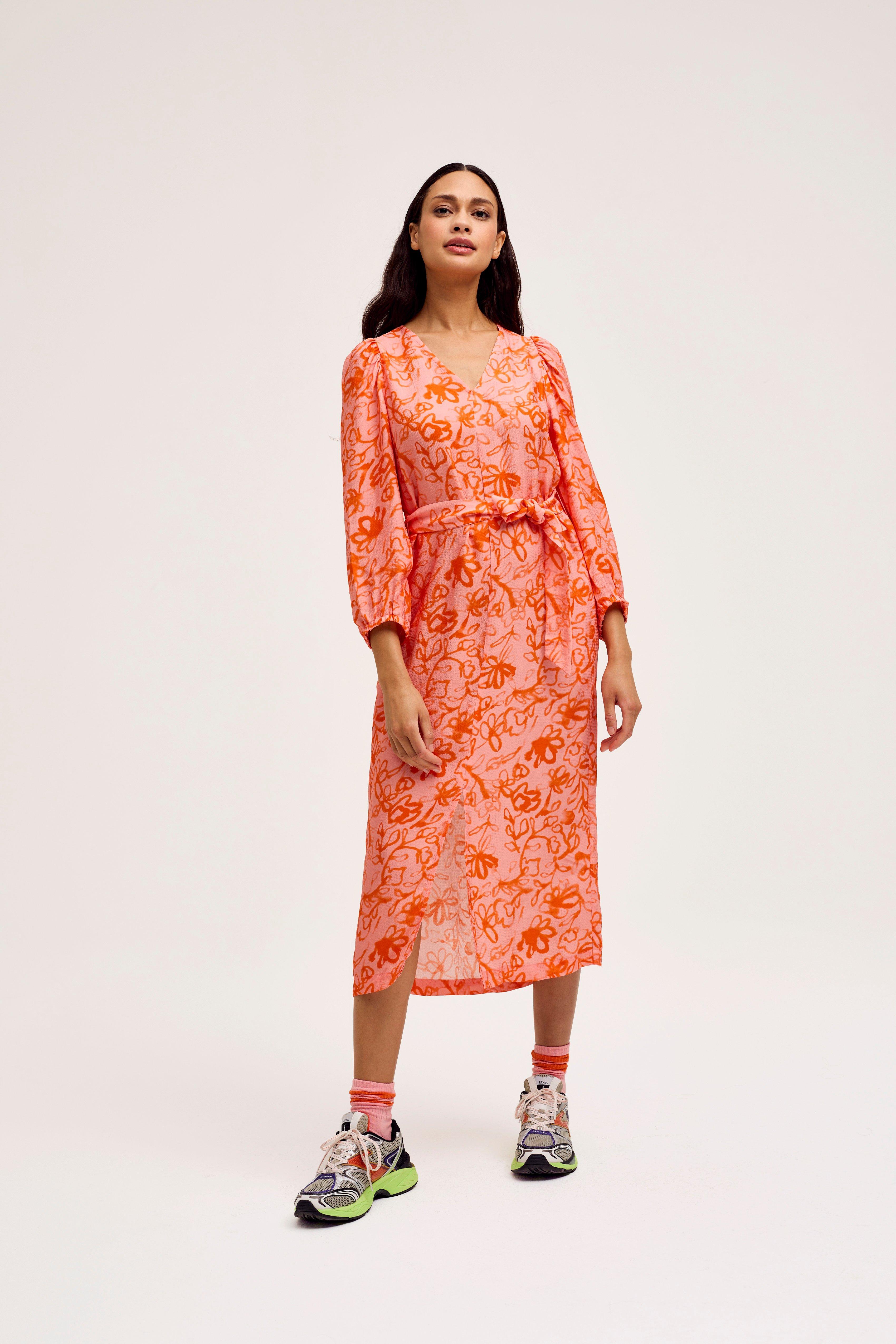 CKS Dames - DORISA - long dress - bright orange