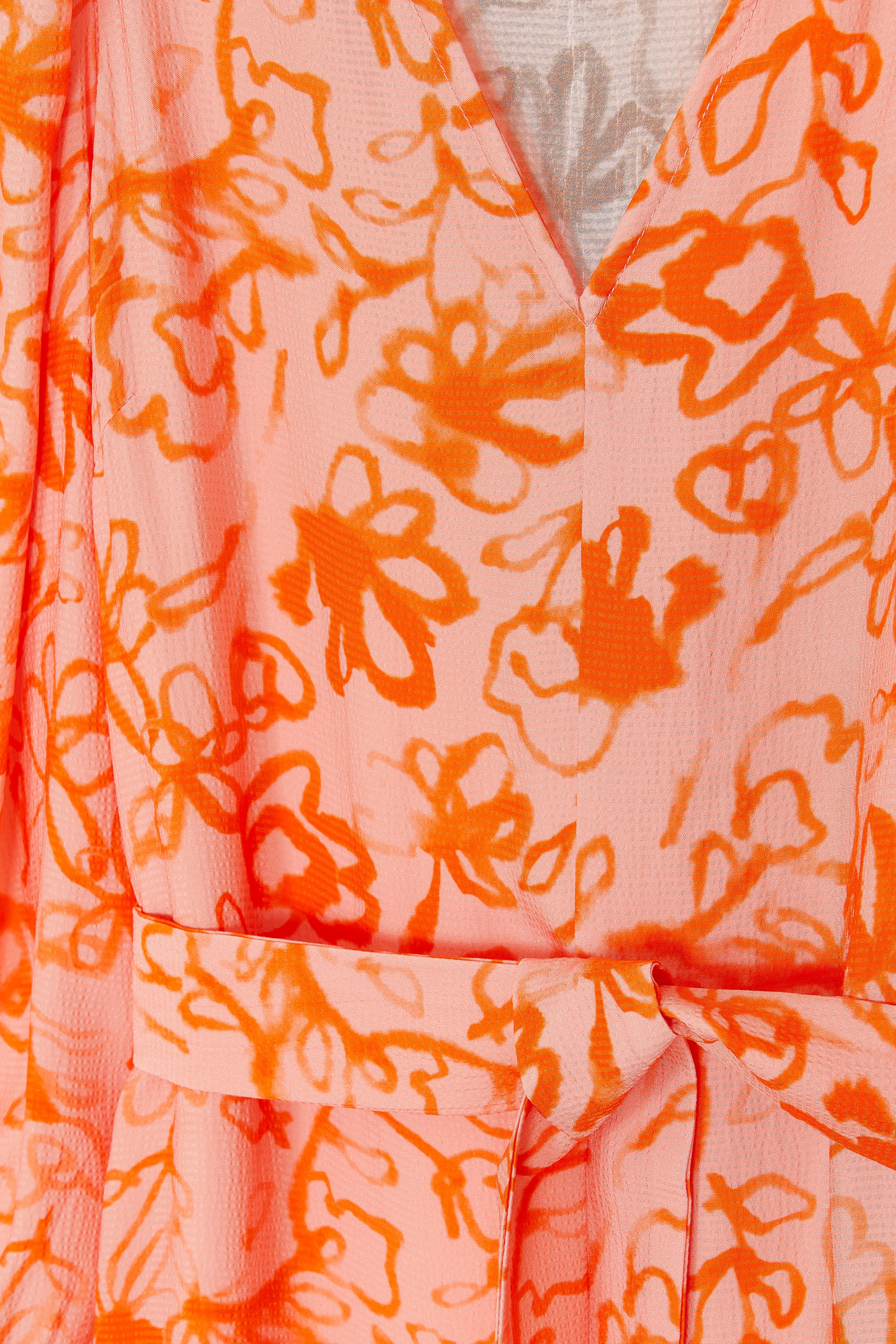 CKS Dames - DORISA - lange jurk - intens oranje